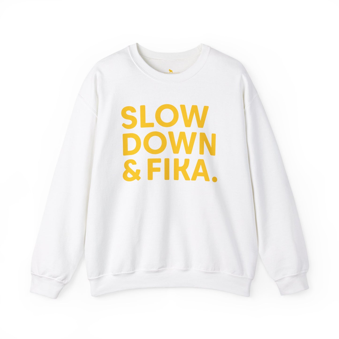 SLOW DOWN & FIKA Unisex Heavy Blend™ Crewneck Sweatshirt