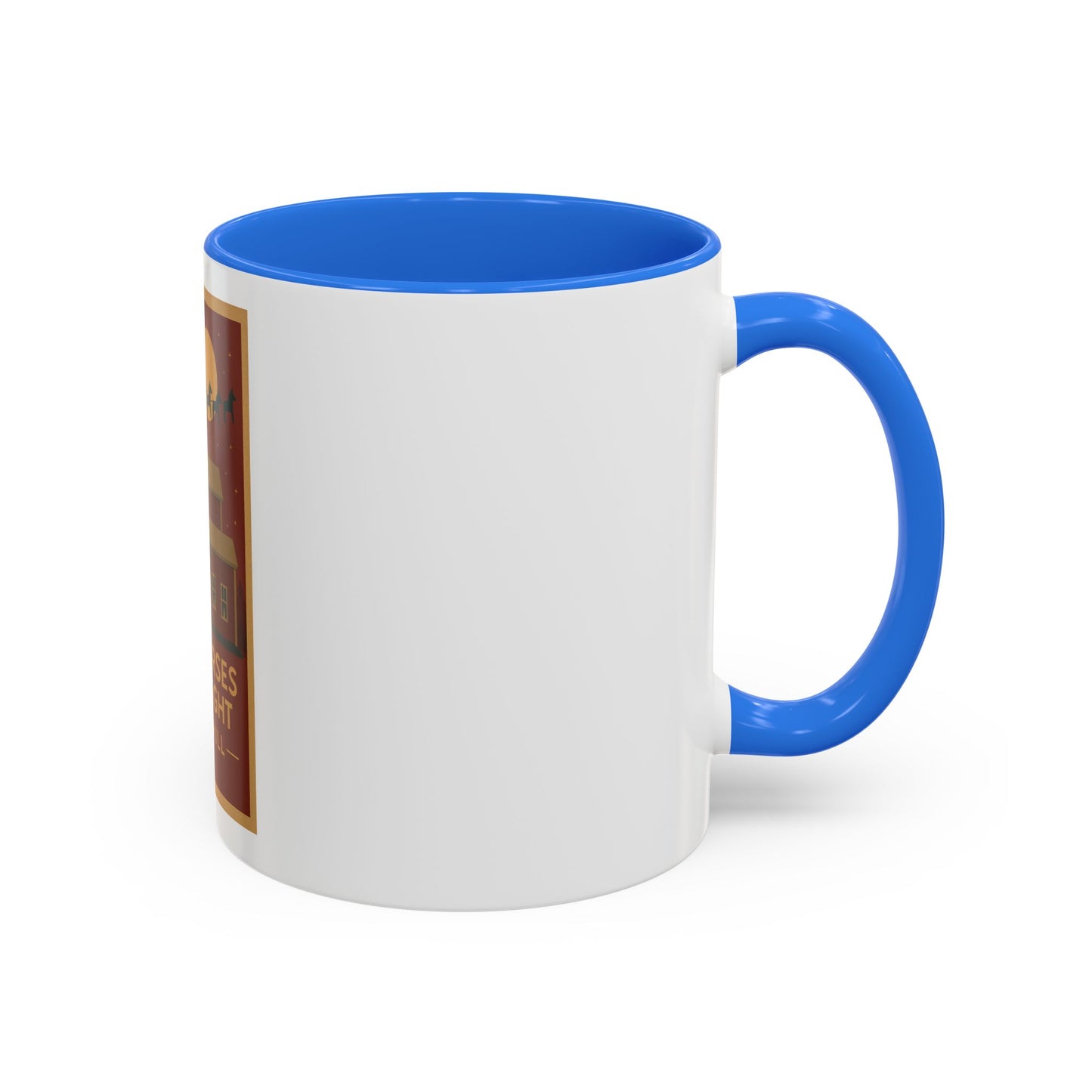Dala Horses Take Flight Mug — Vintage Western Poster Coffee Cup (11oz/15oz)