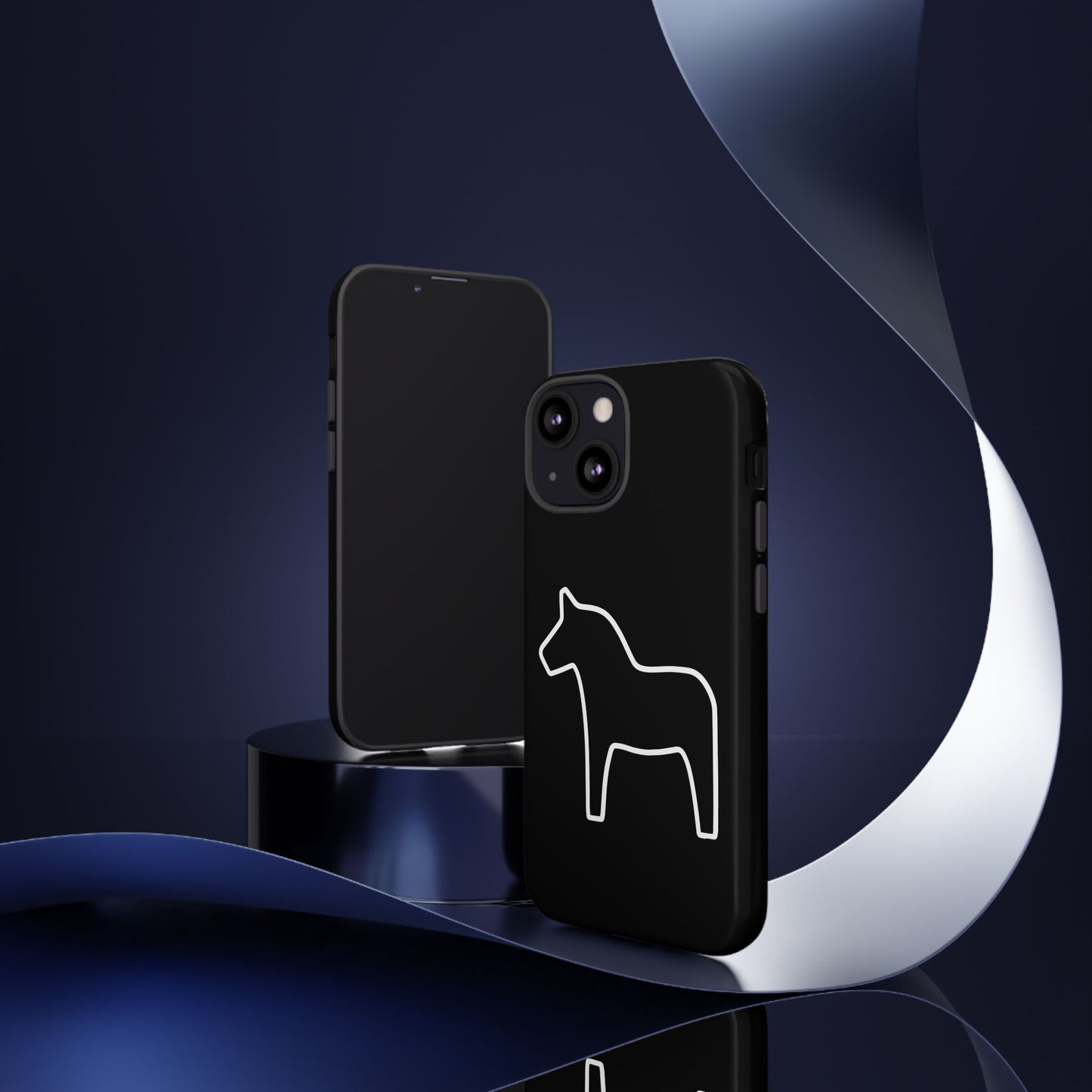 Dala Horse Black Tough Cases