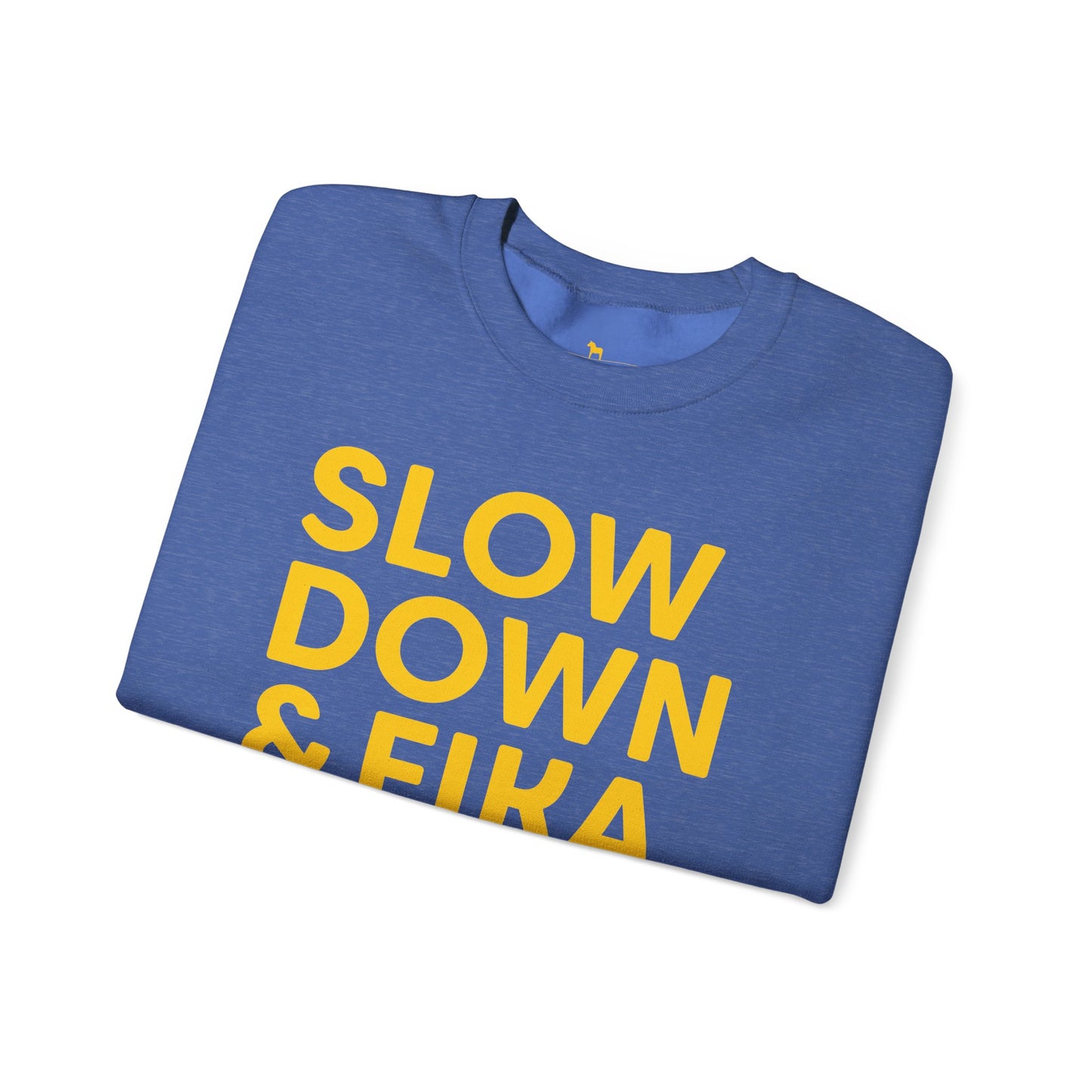 SLOW DOWN & FIKA Unisex Heavy Blend™ Crewneck Sweatshirt