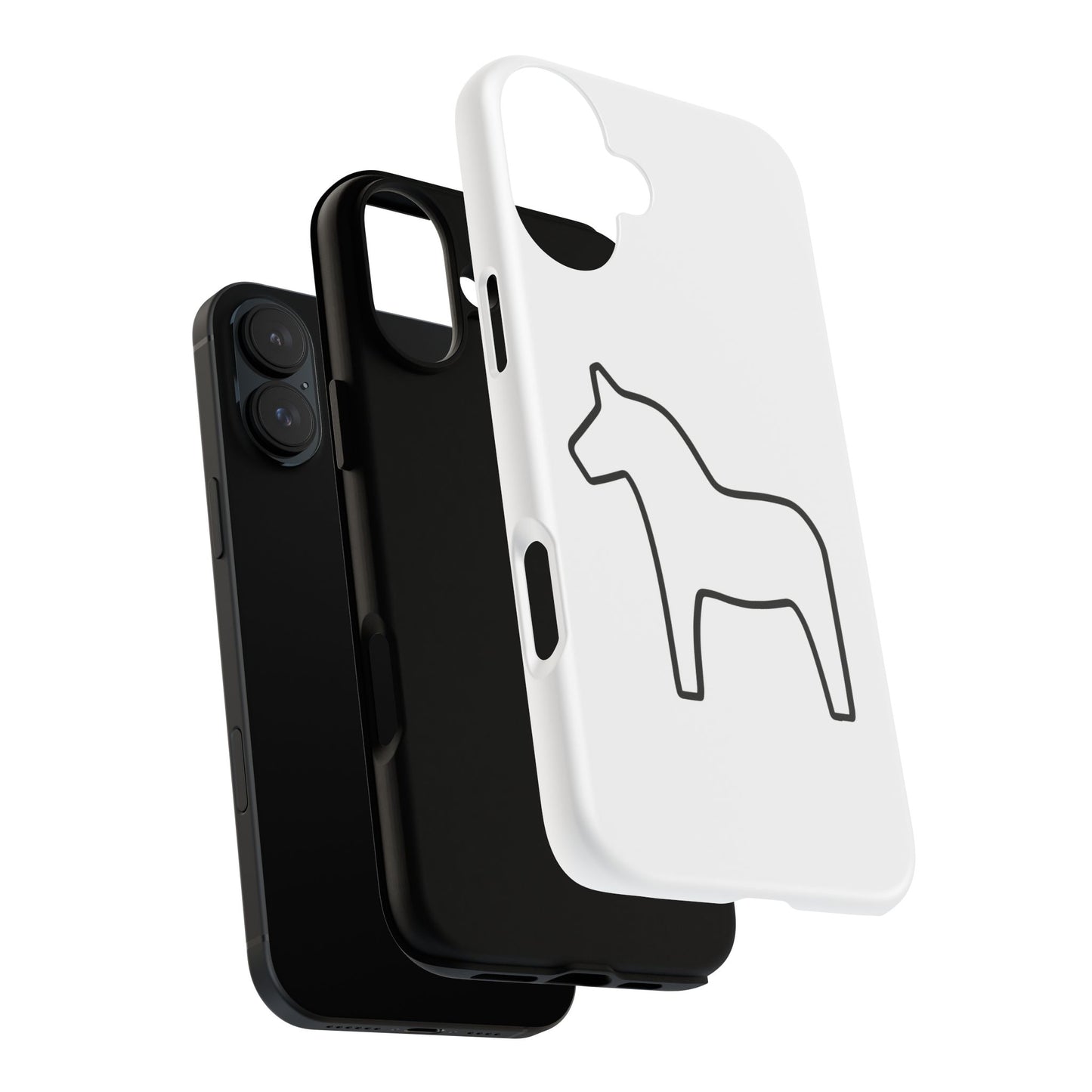 Dala Horse White Tough Cases