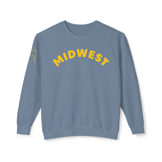 MIDWEST Unisex Lightweight Crewneck Sweatshirt