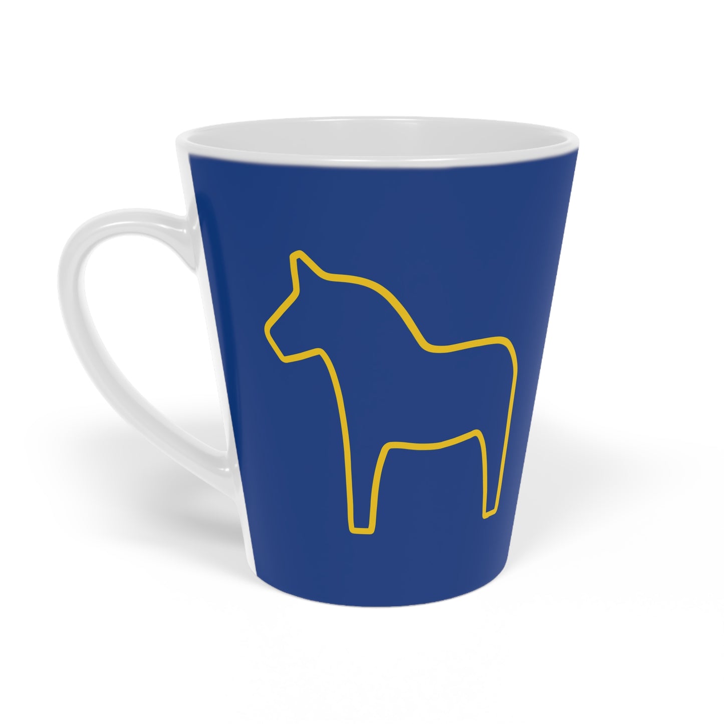 Dala Horse Latte Mug, 12oz