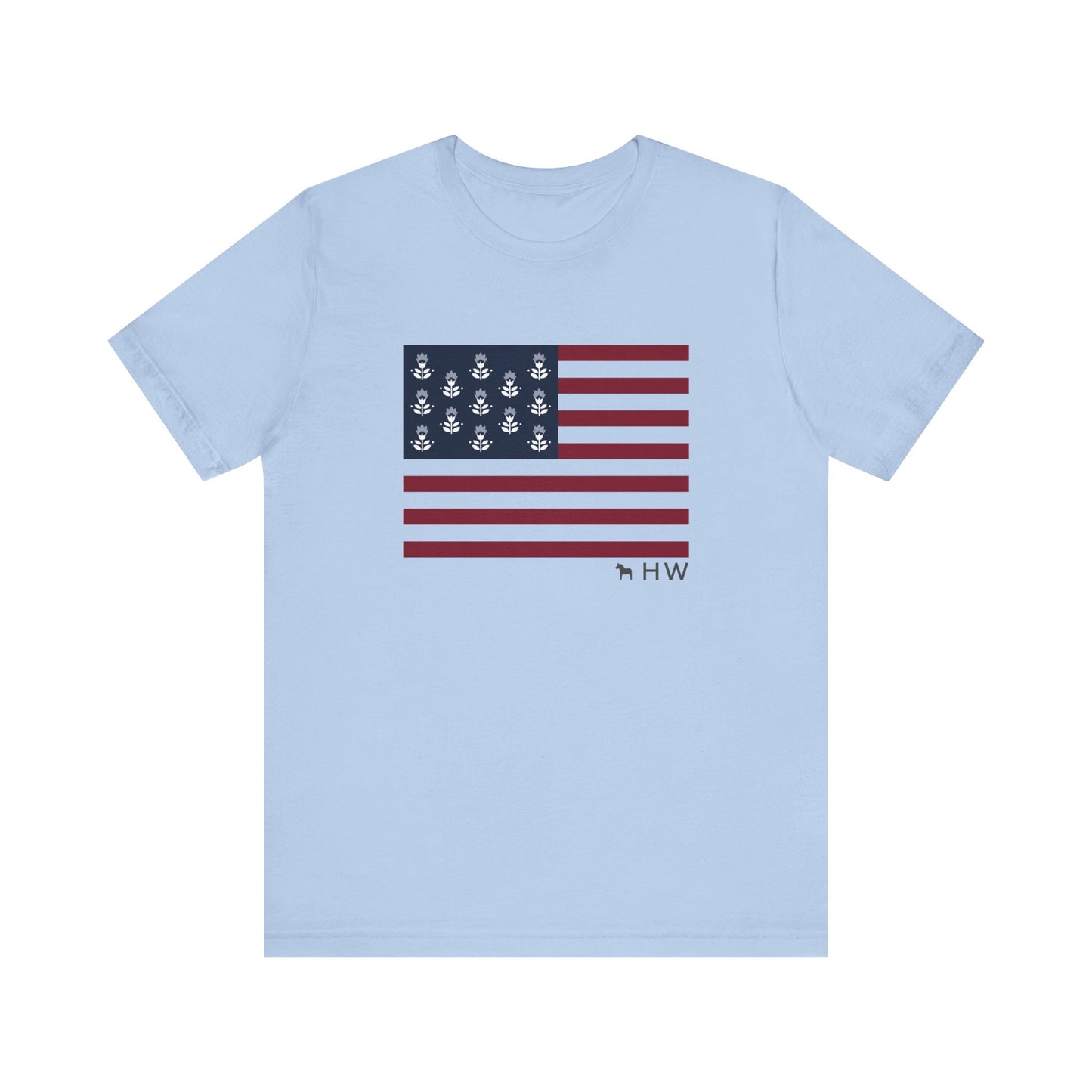 Flag Unisex Tee for Memorial Day and 4th of July