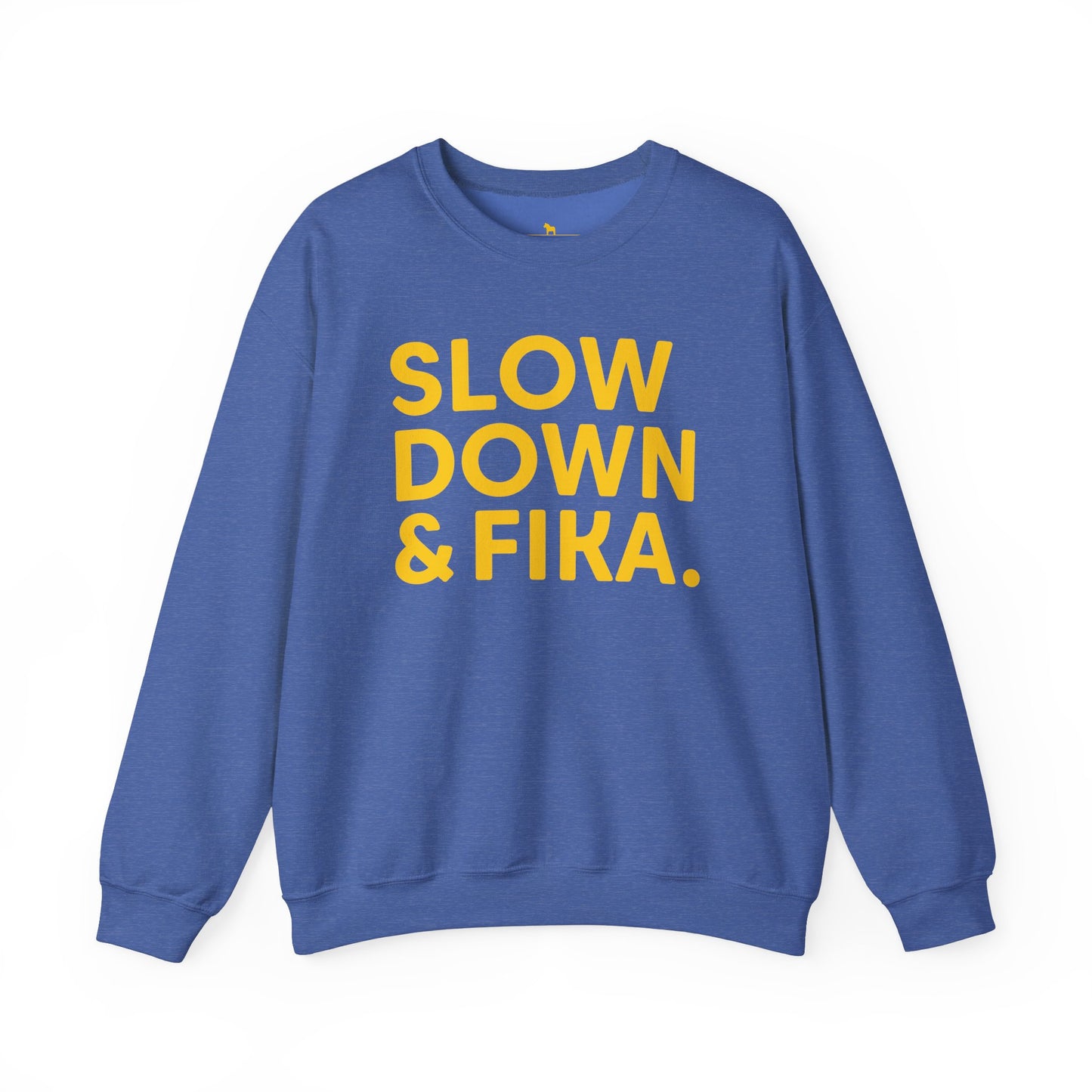 SLOW DOWN & FIKA Unisex Heavy Blend™ Crewneck Sweatshirt
