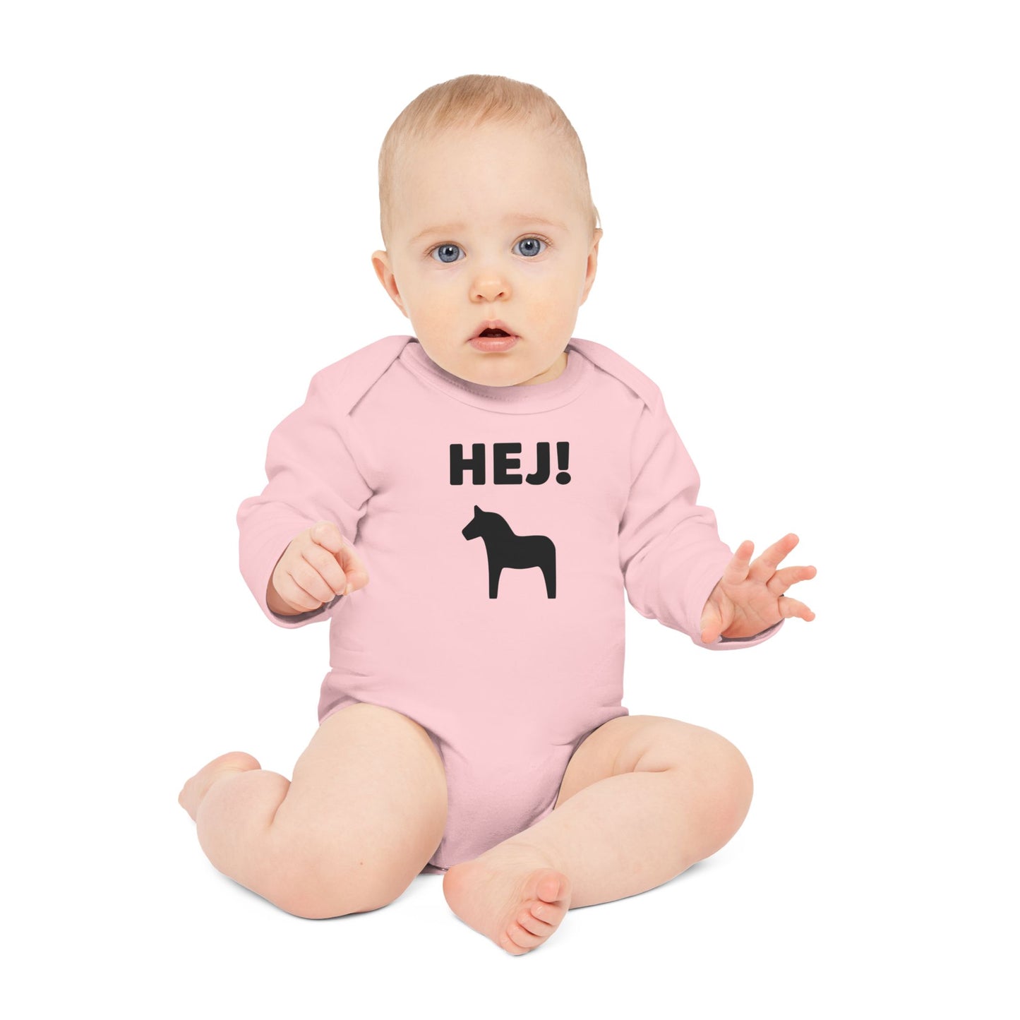 Organic Baby Bodysuit with HEJ! Design - Cute & Comfy Baby Apparel for Celebrations