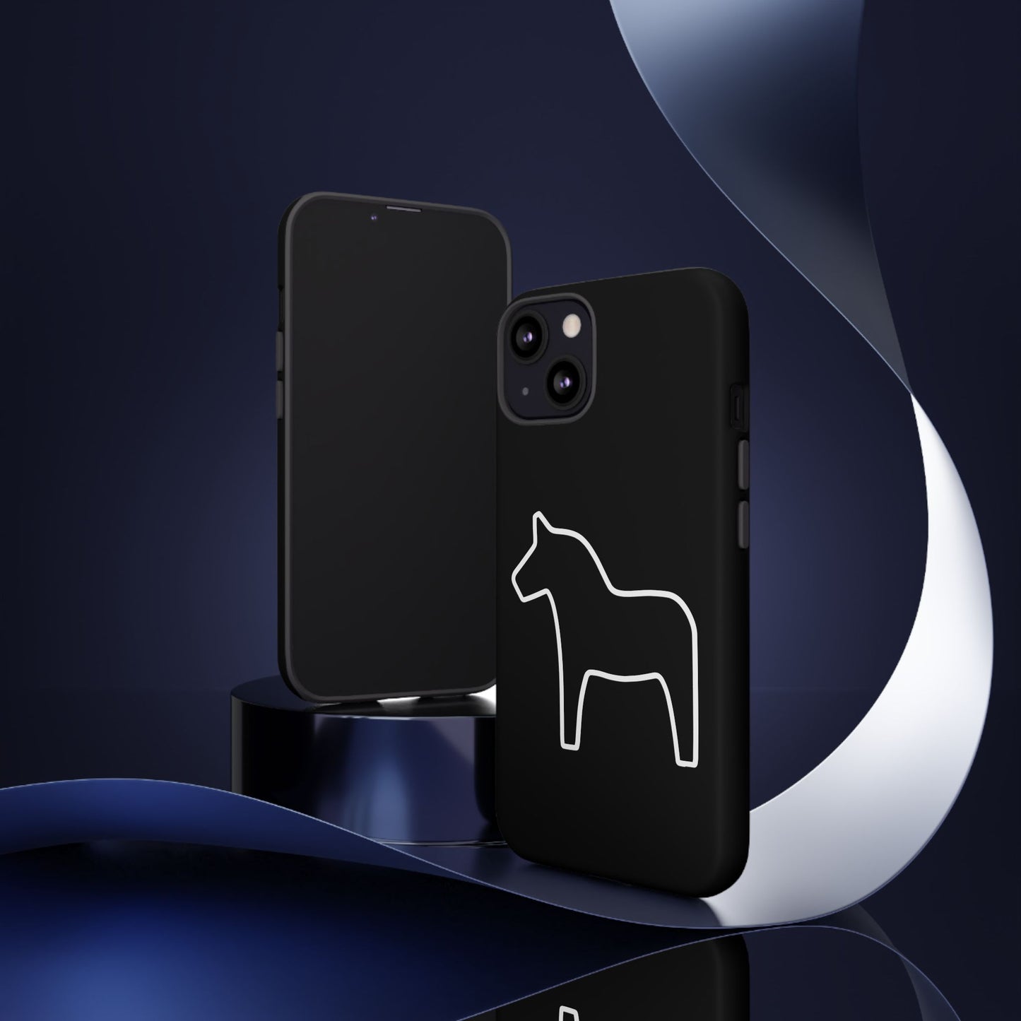 Dala Horse Black Tough Cases