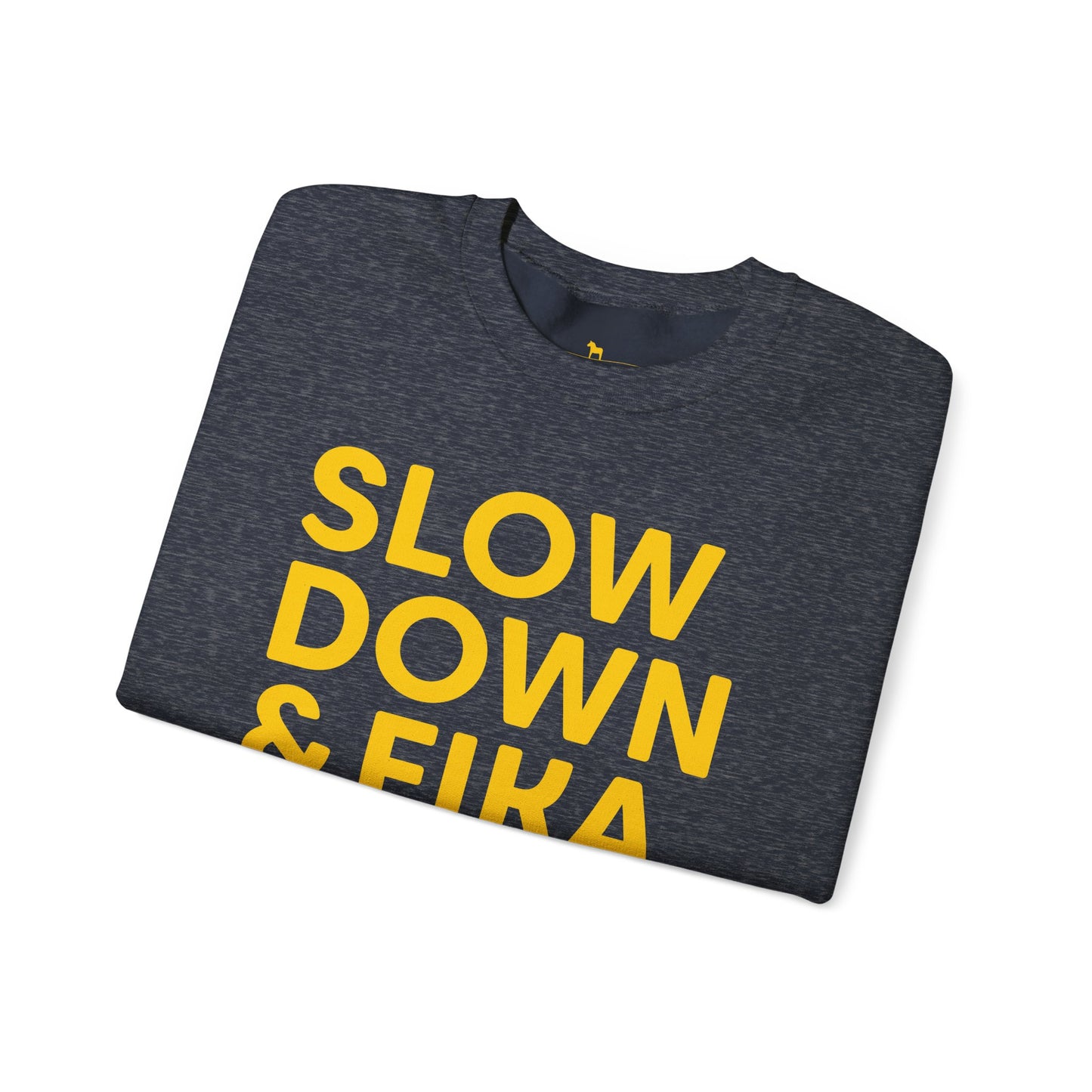 SLOW DOWN & FIKA Unisex Heavy Blend™ Crewneck Sweatshirt