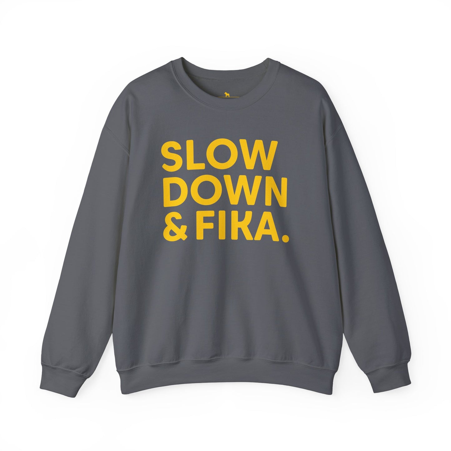 SLOW DOWN & FIKA Unisex Heavy Blend™ Crewneck Sweatshirt