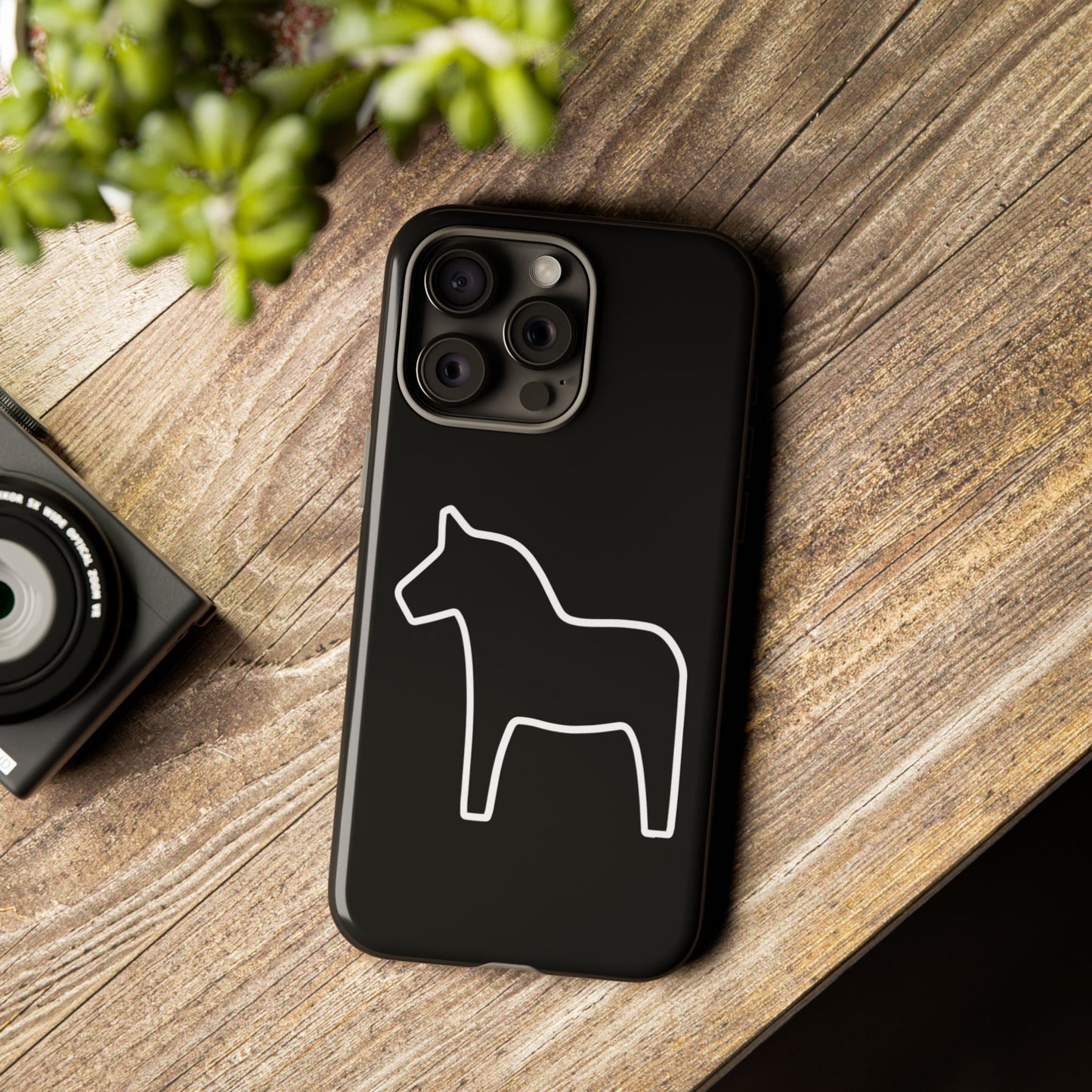 Dala Horse Black Tough Cases