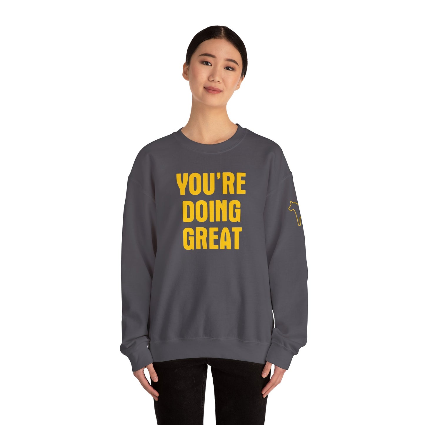 YOU'RE DOING GREAT Unisex Heavy Blend™ Crewneck Sweatshirt