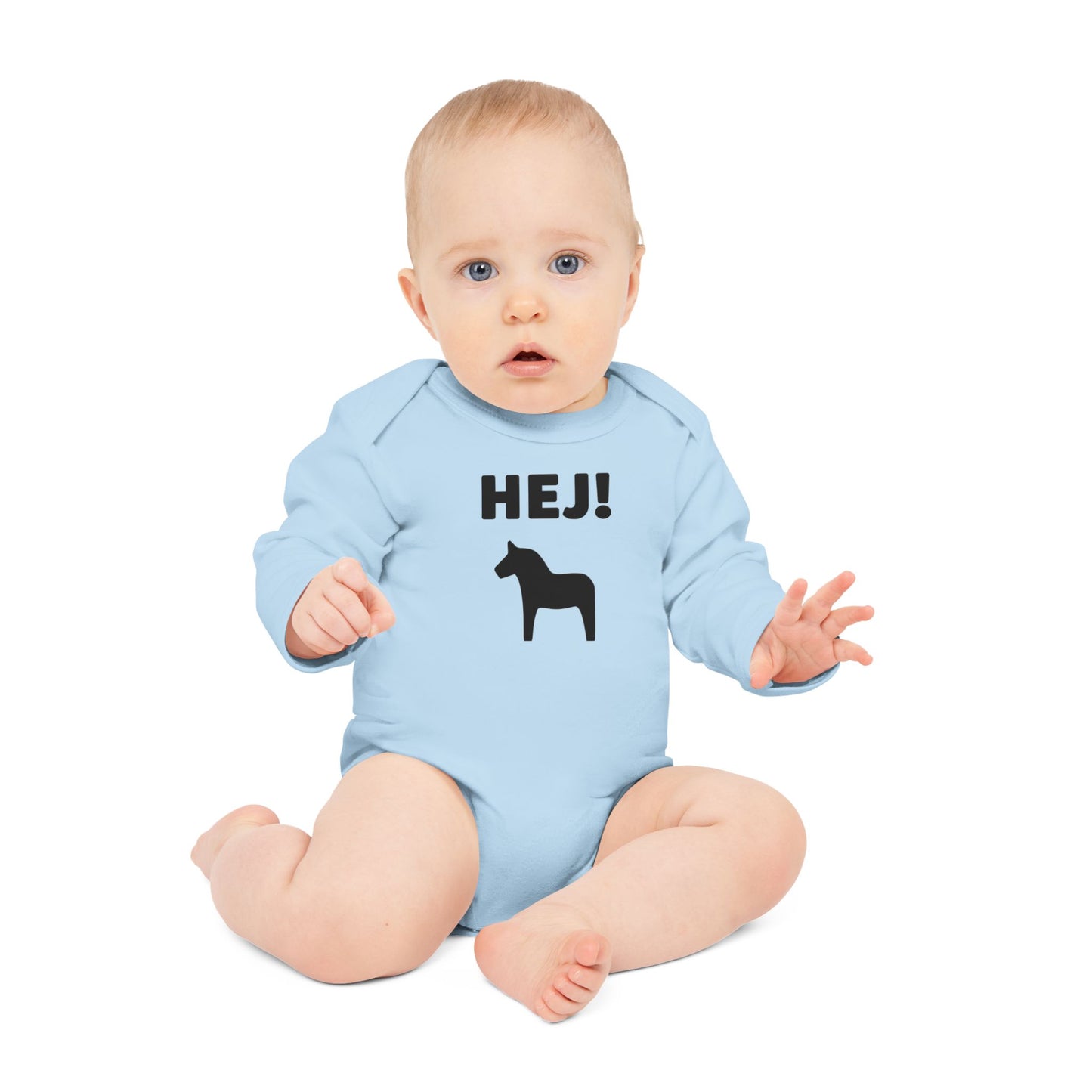 Organic Baby Bodysuit with HEJ! Design - Cute & Comfy Baby Apparel for Celebrations