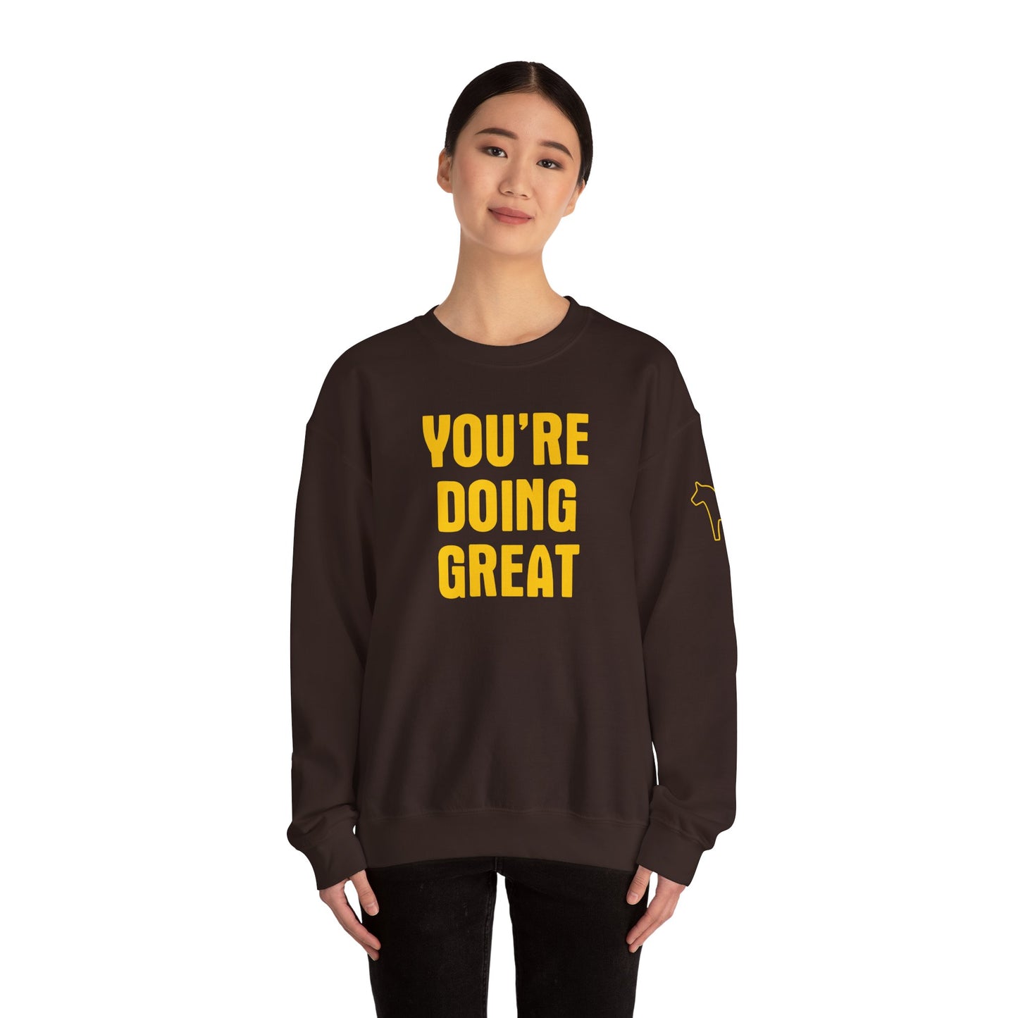 YOU'RE DOING GREAT Unisex Heavy Blend™ Crewneck Sweatshirt