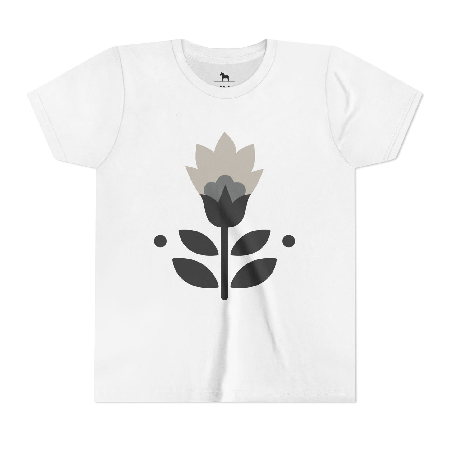 Kids T-Shirt - H WYATT Dala Horse - Symbol of Sweden - Courage and Warrior Spirit