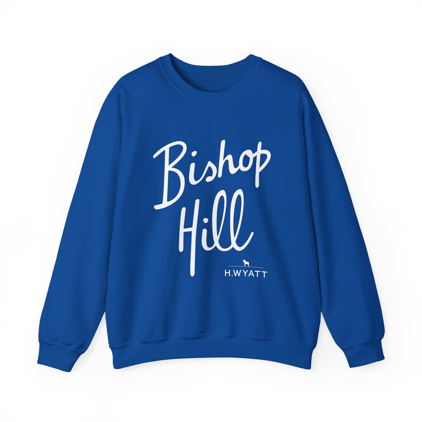 BISHOP HILL White - Unisex Heavy Blend™ Crewneck Sweatshirt