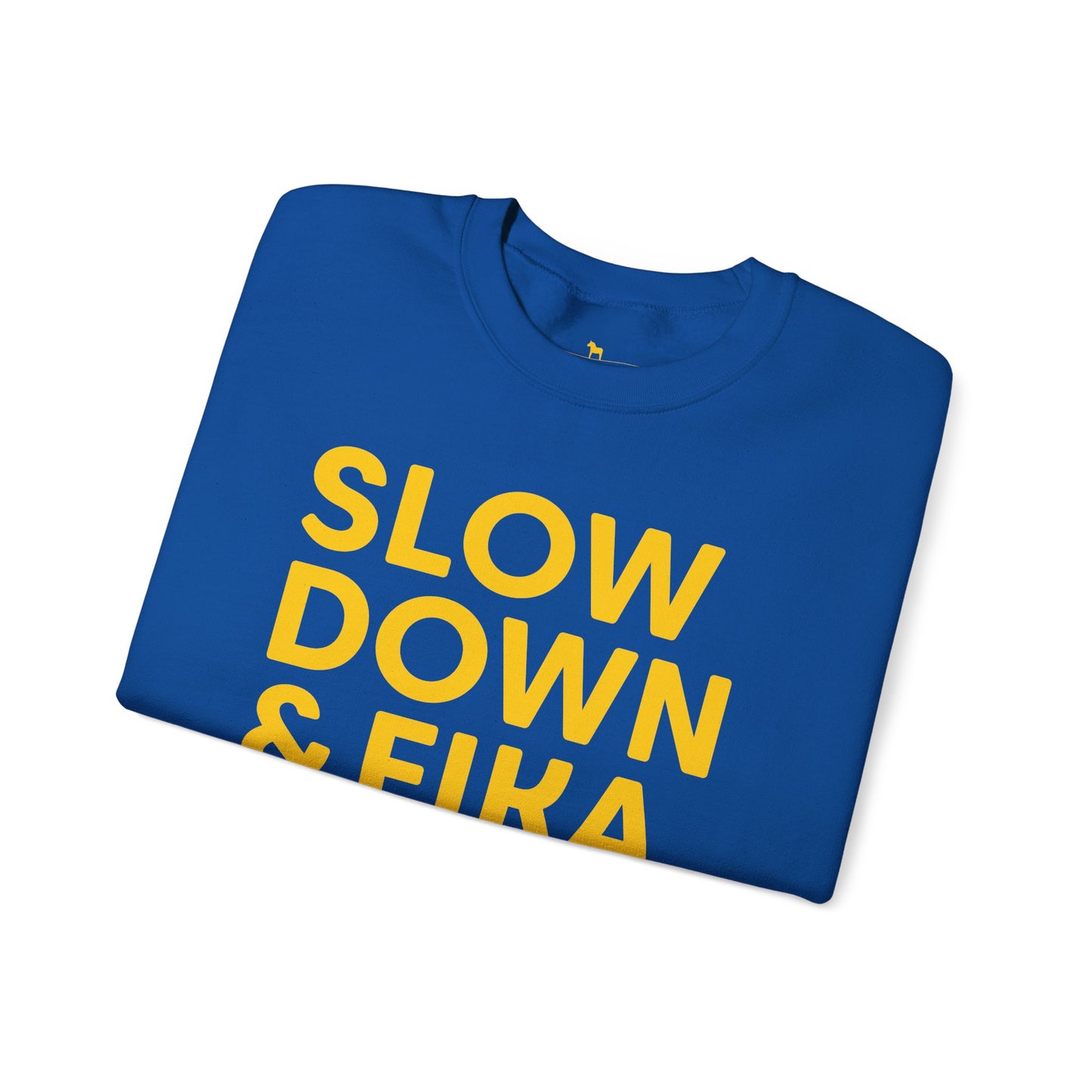 SLOW DOWN & FIKA Unisex Heavy Blend™ Crewneck Sweatshirt
