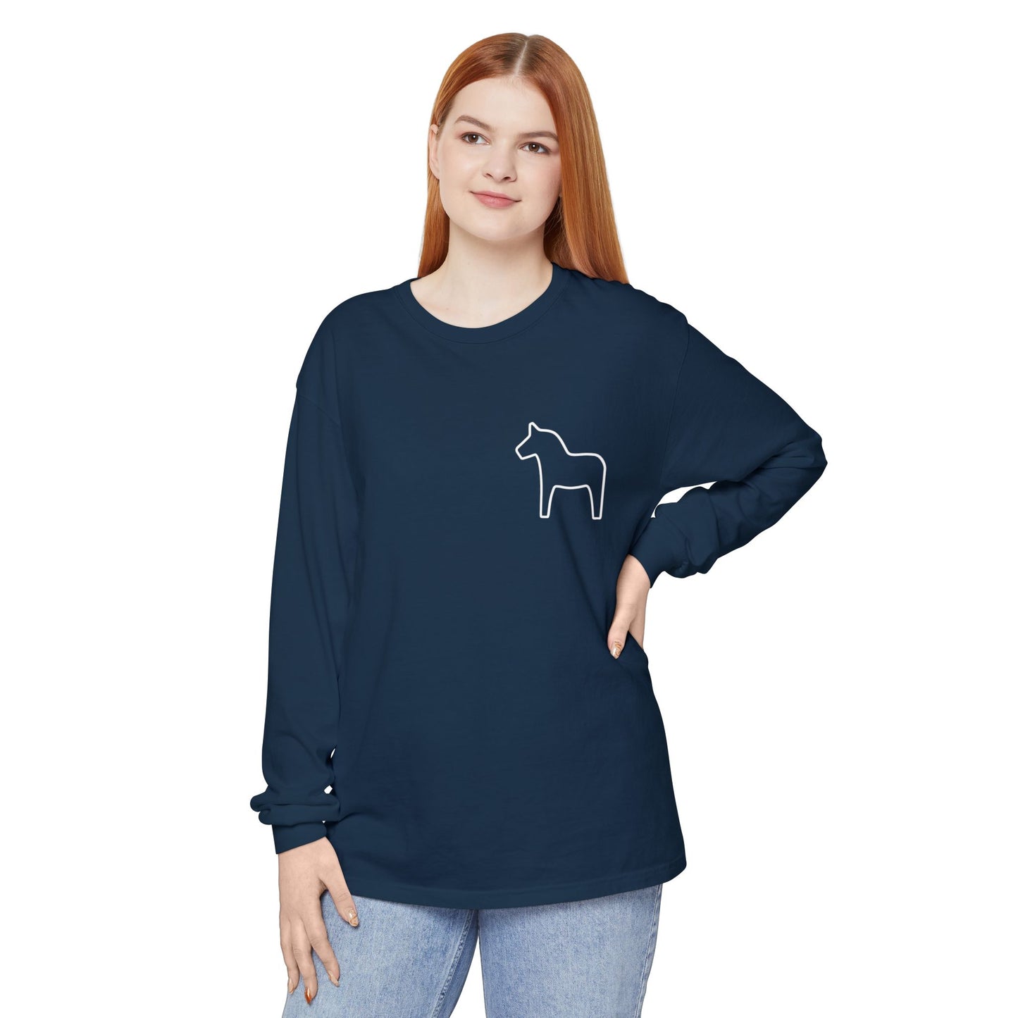 Powered by Lingonberry Bars - Long Sleeve T‑Shirt