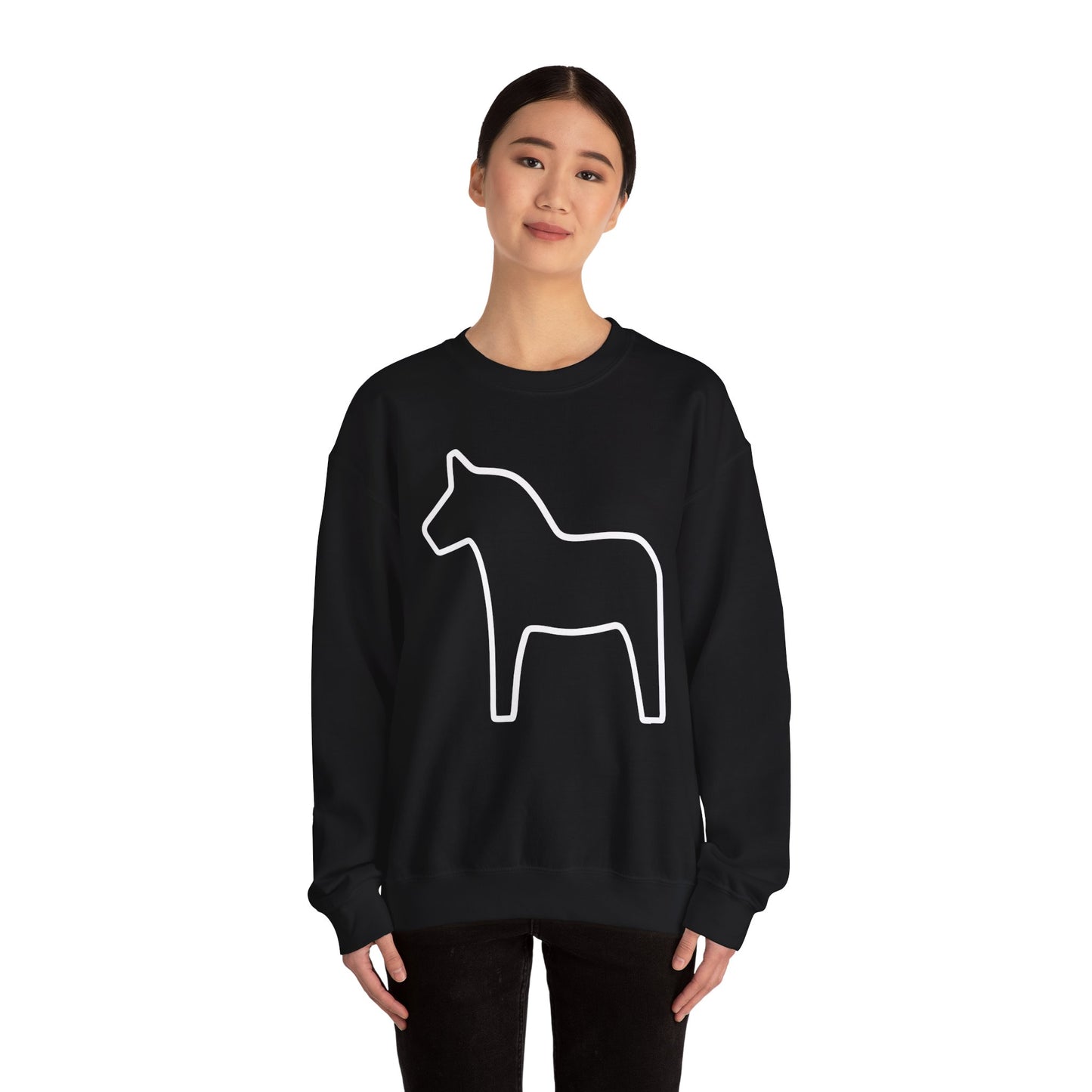 Dala Horse Solo Unisex Heavy Blend™ Crewneck Sweatshirt