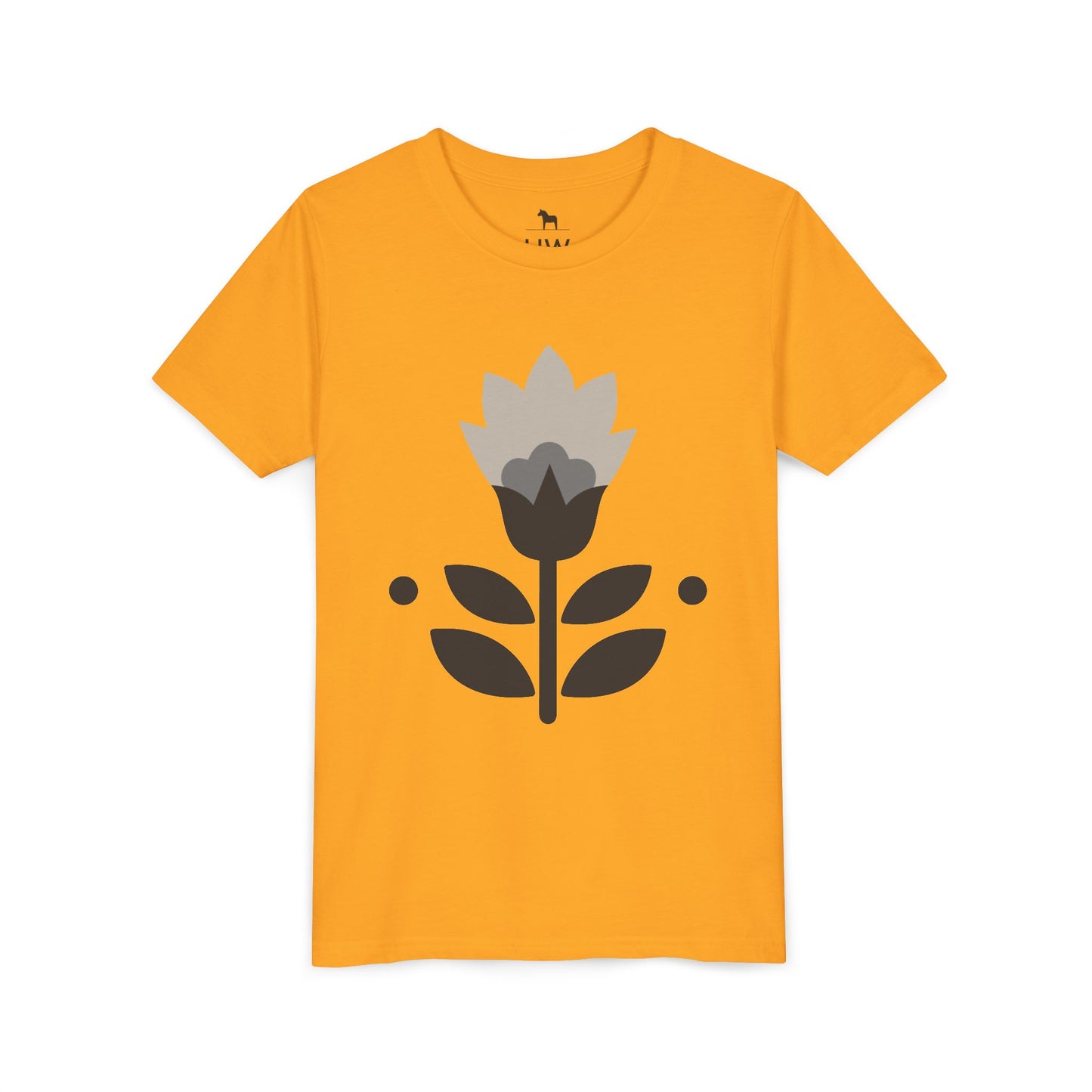 Kids T-Shirt - H WYATT Dala Horse - Symbol of Sweden - Courage and Warrior Spirit