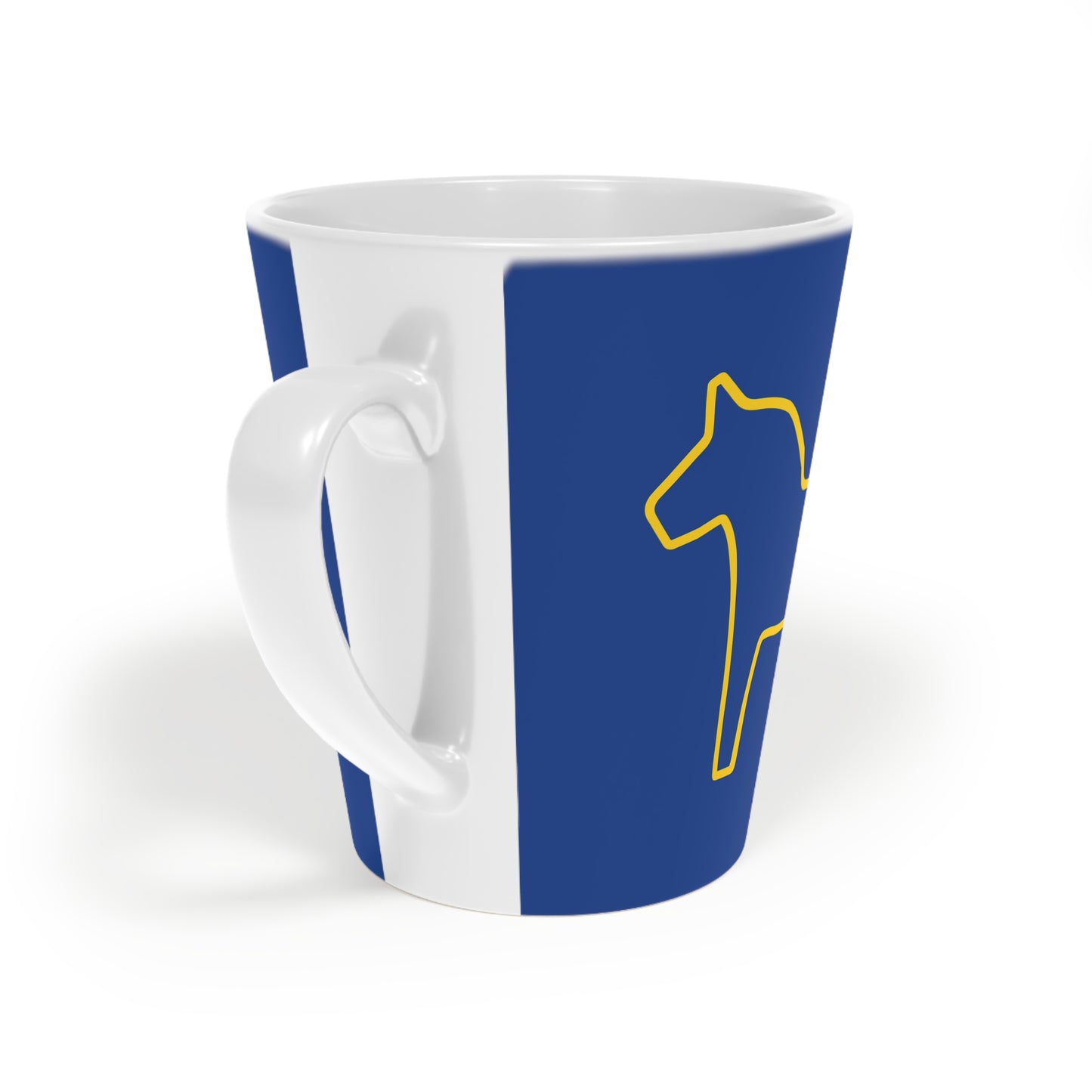 Dala Horse Latte Mug, 12oz