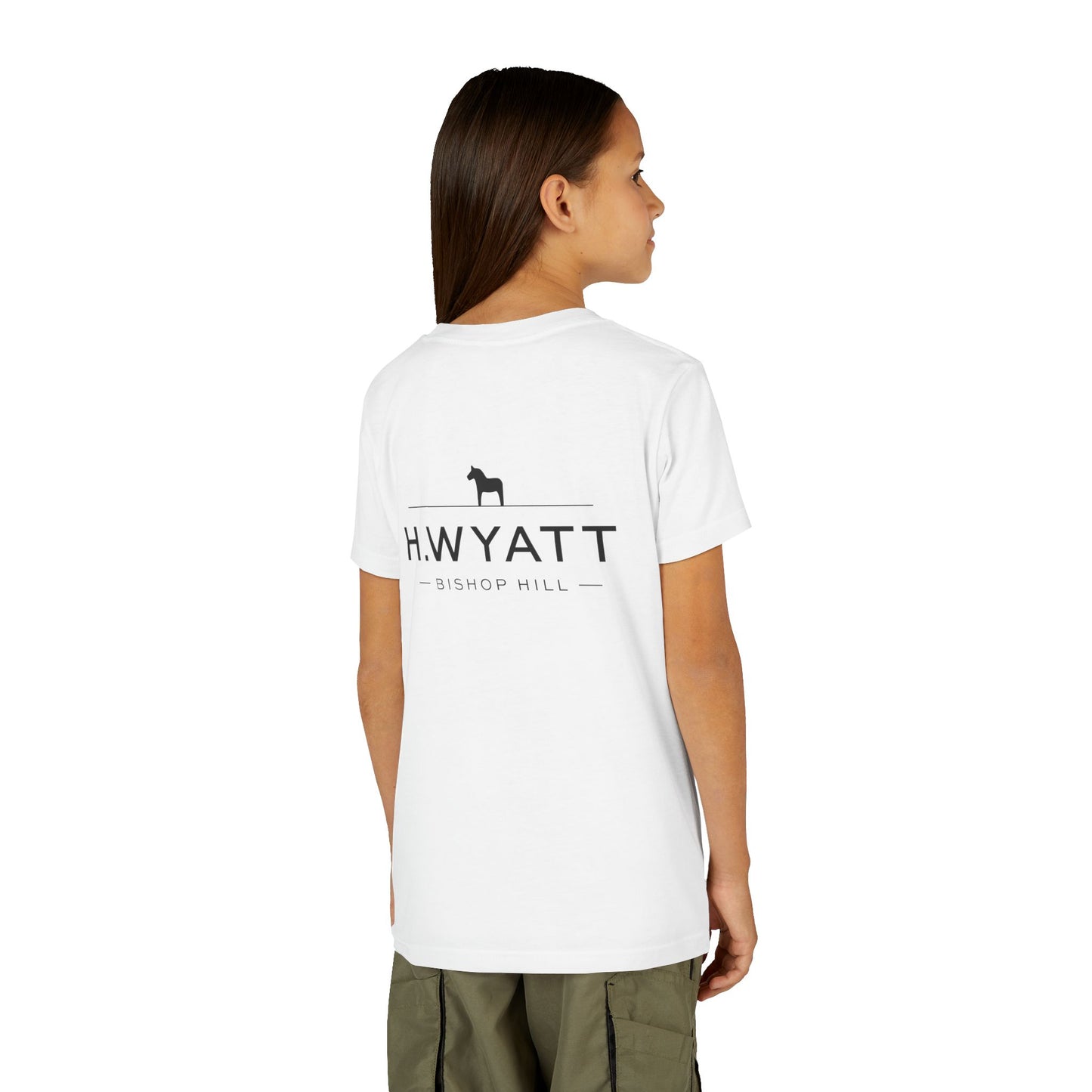 Kids T-Shirt - H WYATT Dala Horse - Symbol of Sweden - Courage and Warrior Spirit
