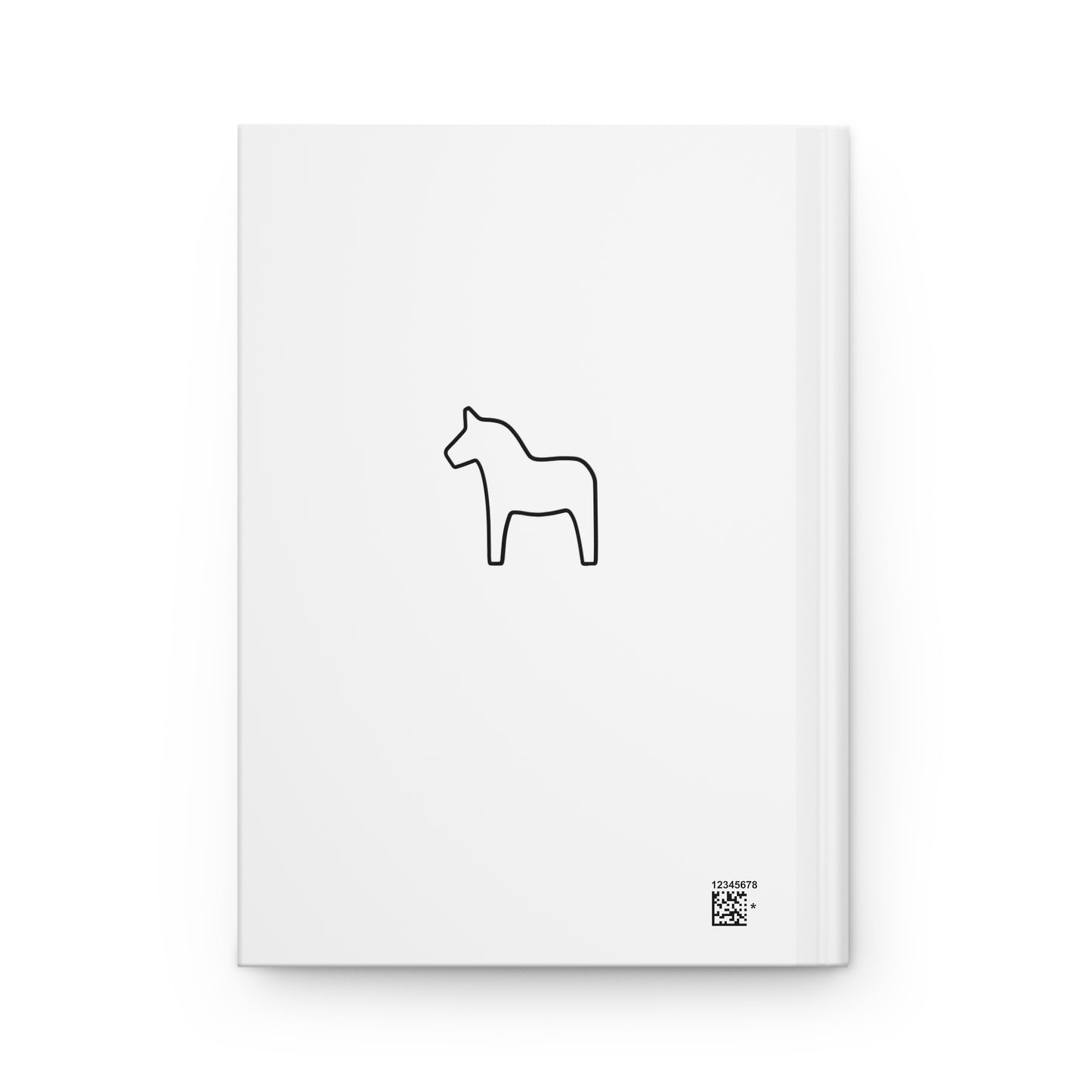 Personalized H.WYATT Hardcover Journal - Custom H.WYATT Dala Horse Design for Writers & Creatives