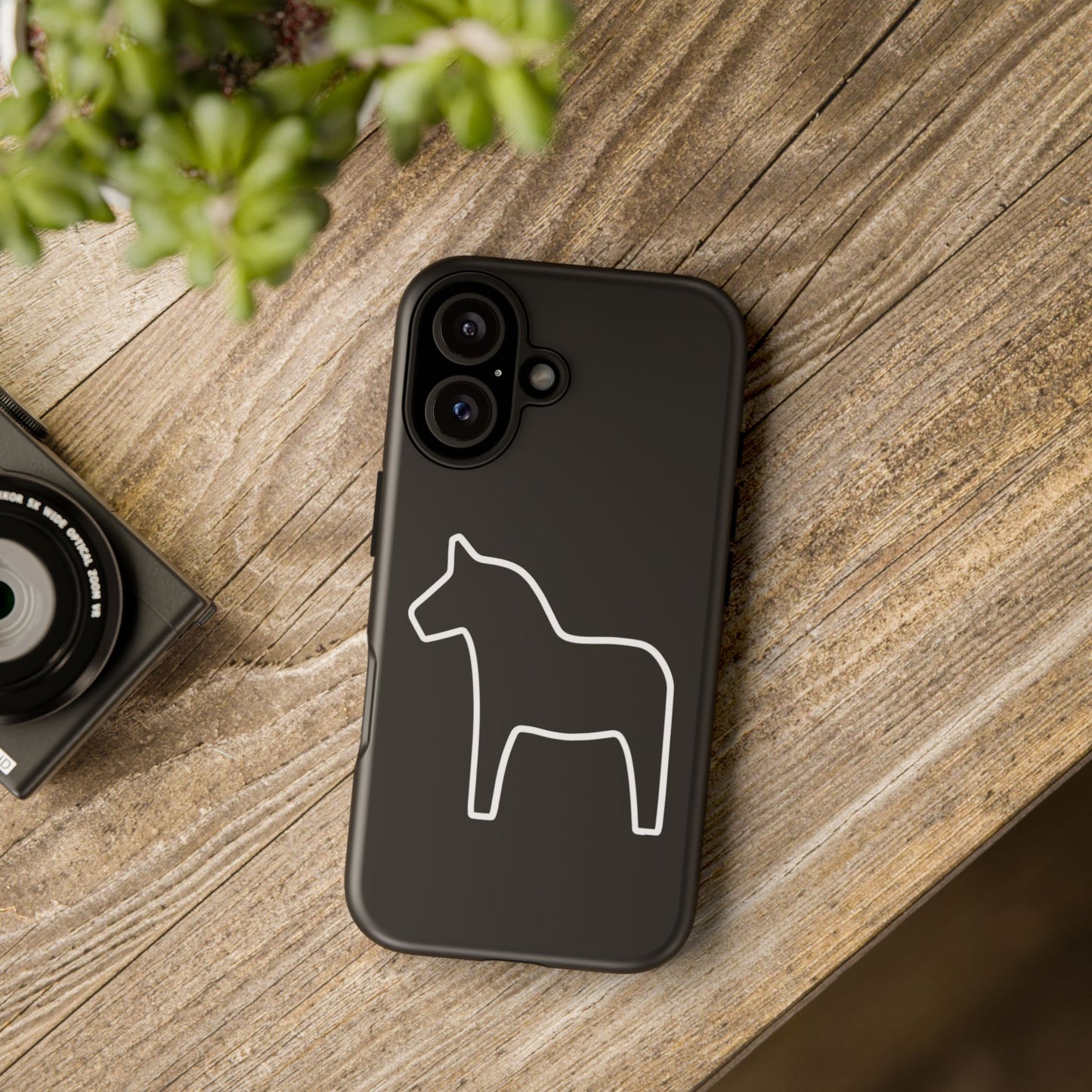 Dala Horse Black Tough Cases