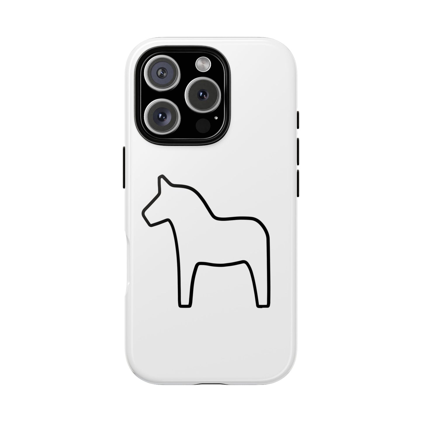 Dala Horse White Tough Cases