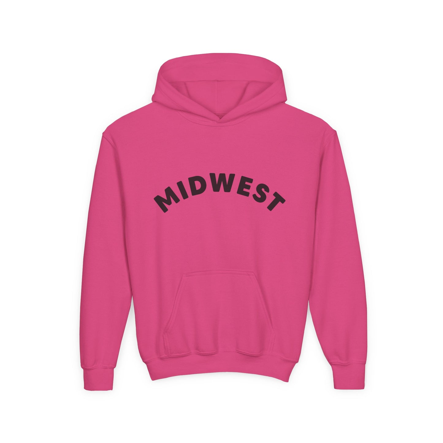 Midwest Is Best Hoodie with Dala Horse Design