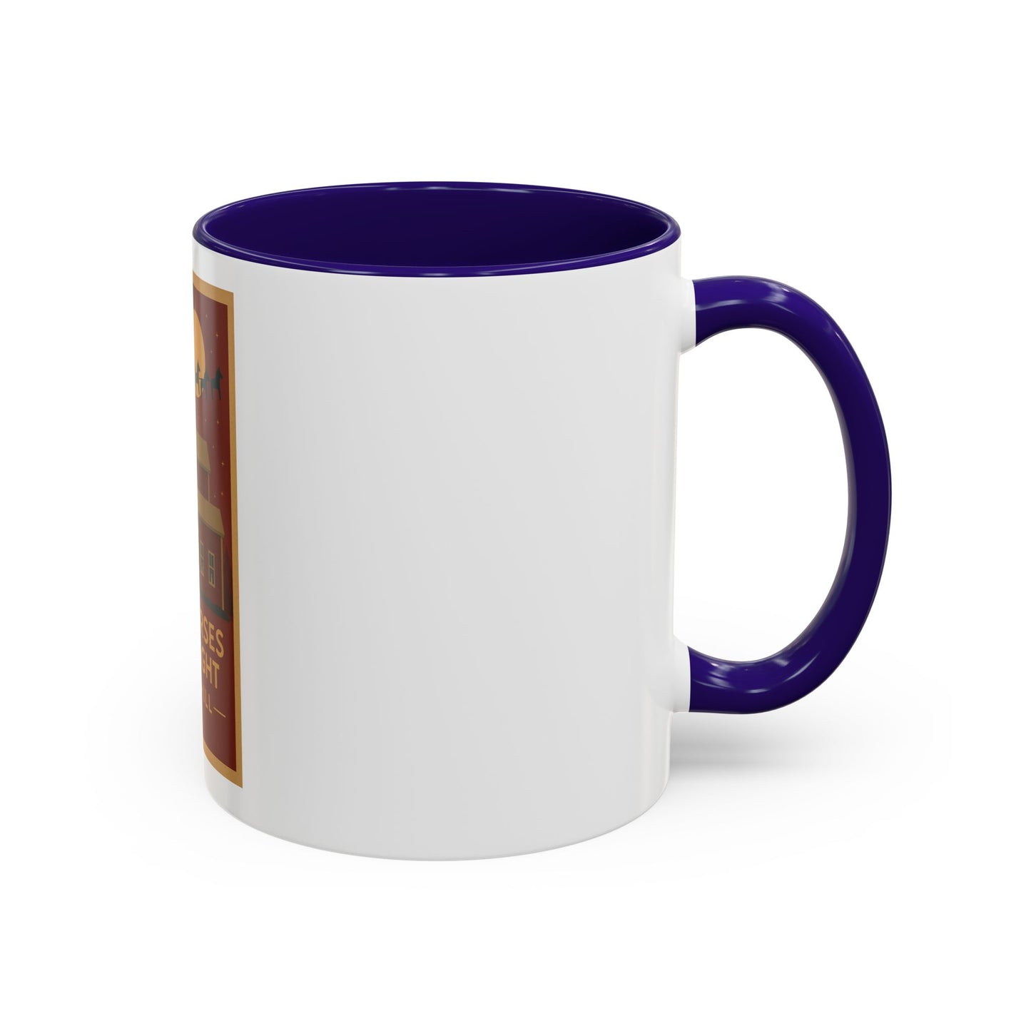 Dala Horses Take Flight Mug — Vintage Western Poster Coffee Cup (11oz/15oz)