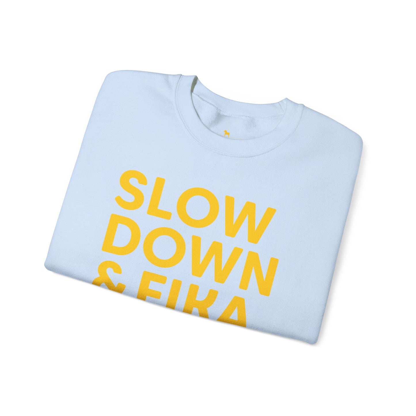 SLOW DOWN & FIKA Unisex Heavy Blend™ Crewneck Sweatshirt