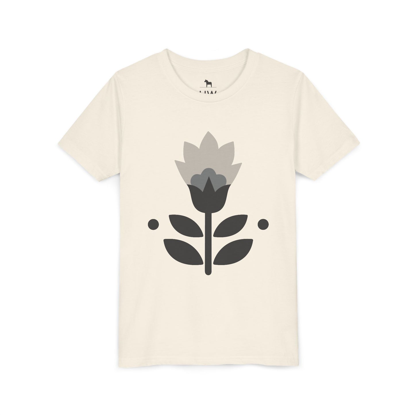 Kids T-Shirt - H WYATT Dala Horse - Symbol of Sweden - Courage and Warrior Spirit