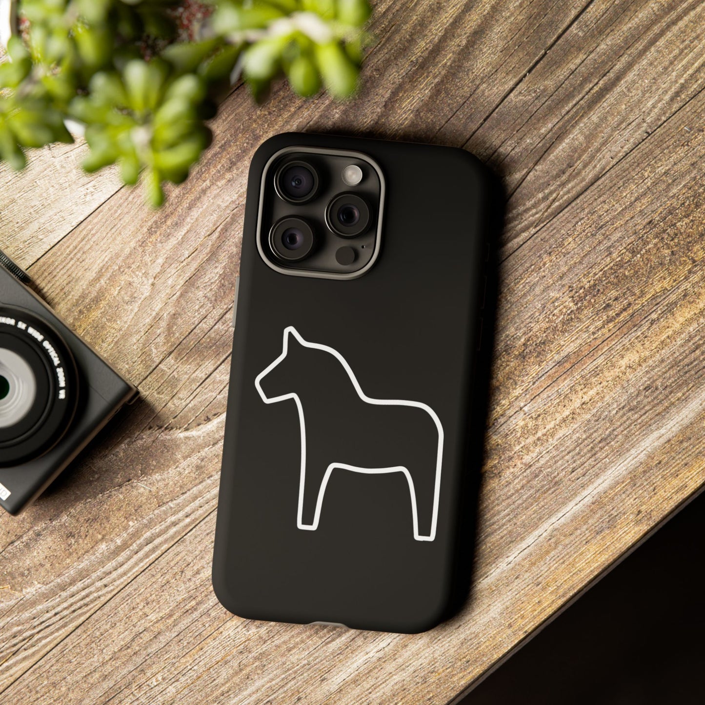 Dala Horse Black Tough Cases