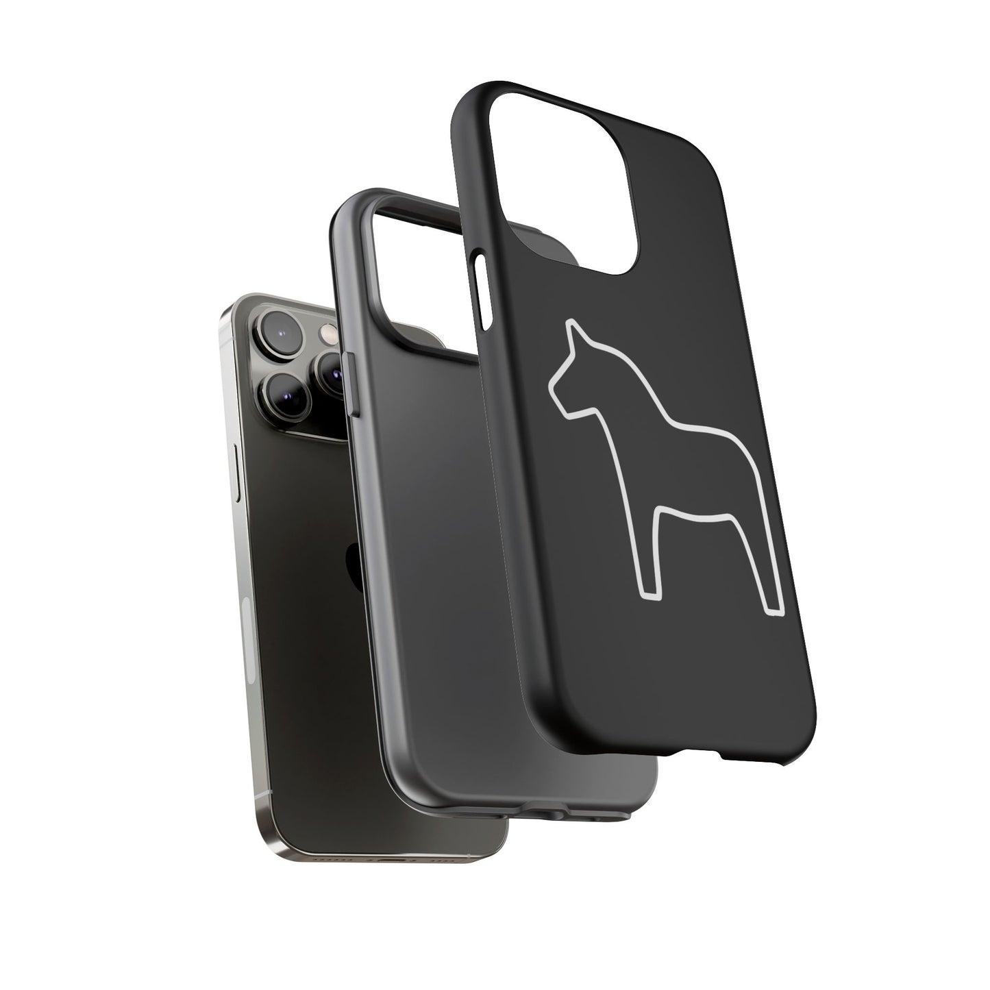 Dala Horse Black Tough Cases