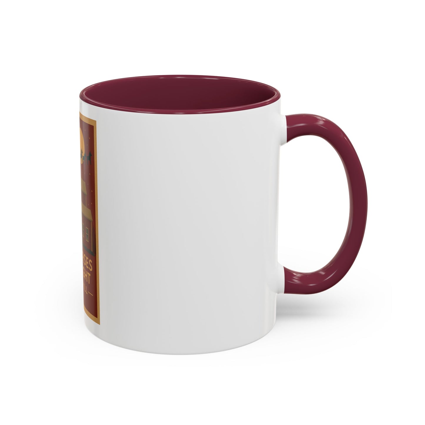 Dala Horses Take Flight Mug — Vintage Western Poster Coffee Cup (11oz/15oz)
