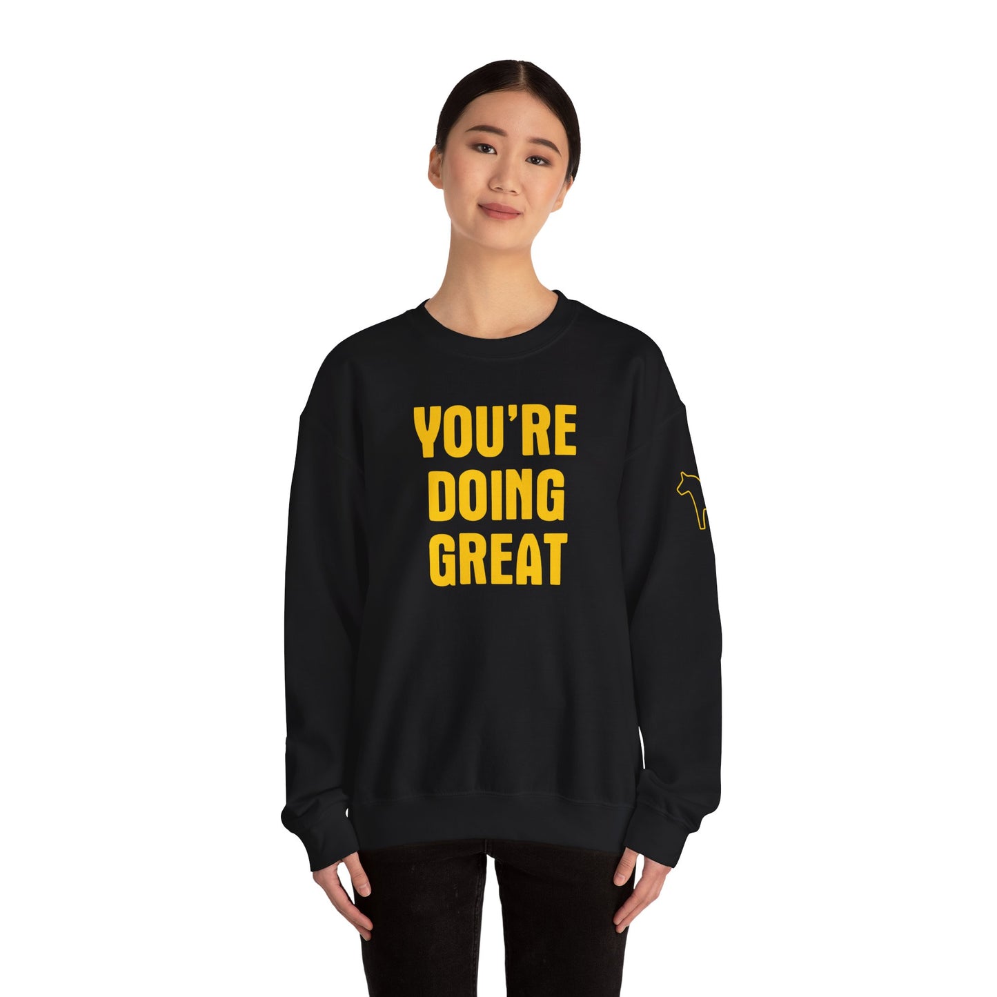 YOU'RE DOING GREAT Unisex Heavy Blend™ Crewneck Sweatshirt