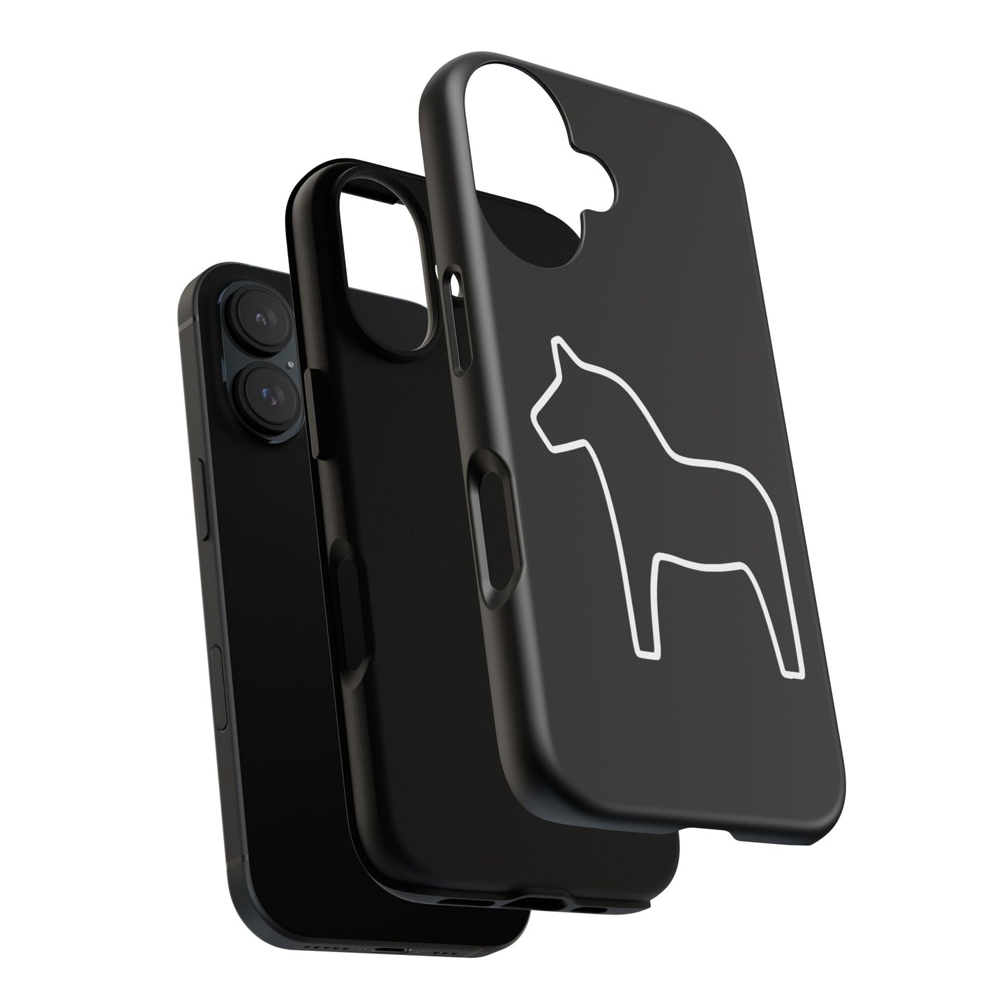 Dala Horse Black Tough Cases