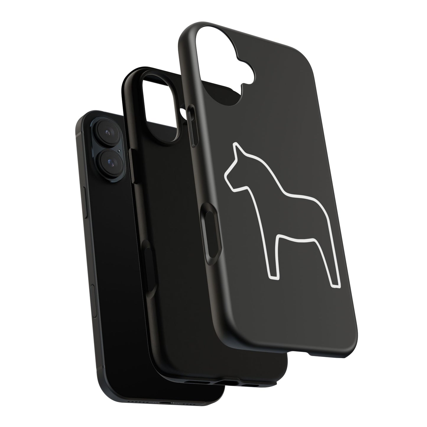 Dala Horse Black Tough Cases