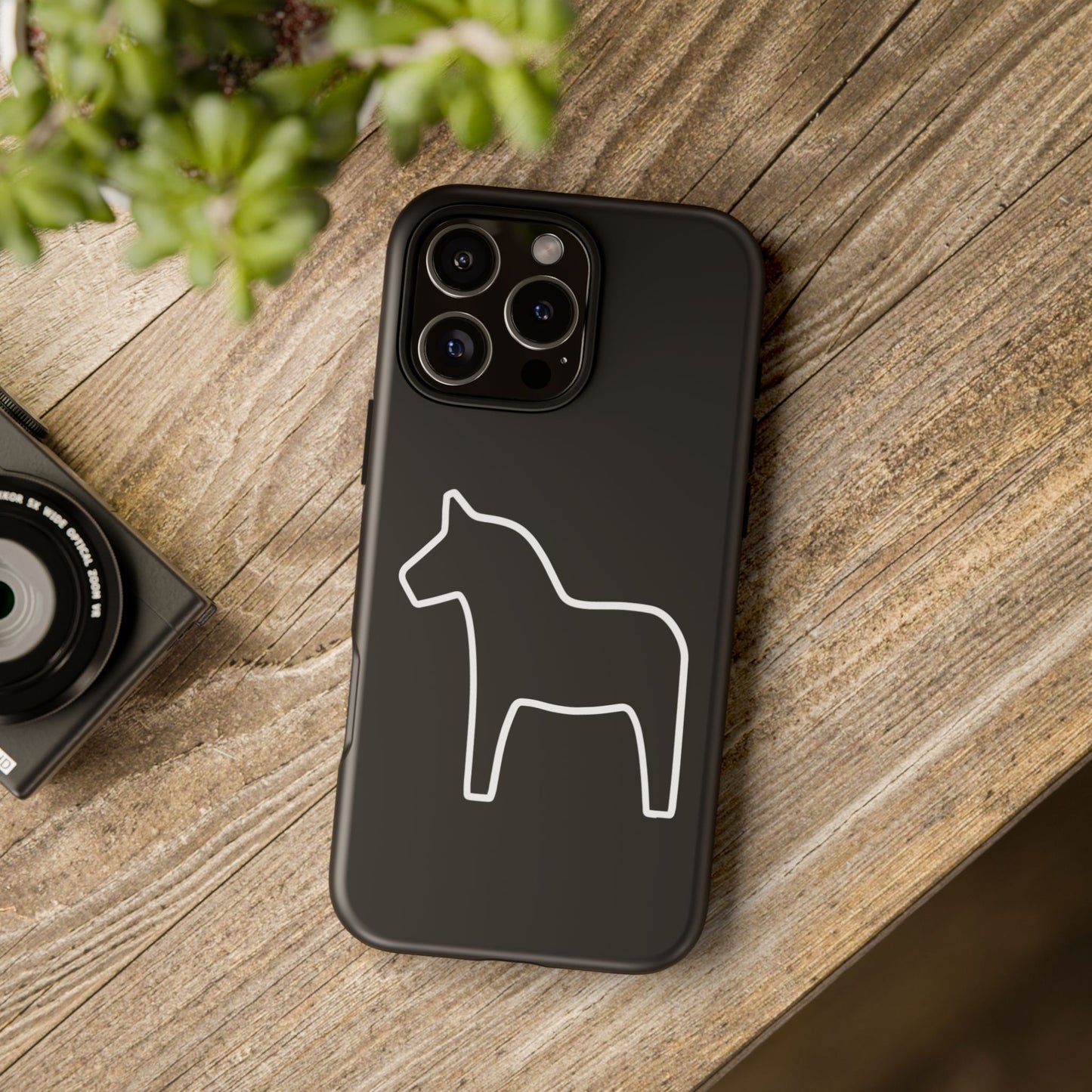 Dala Horse Black Tough Cases