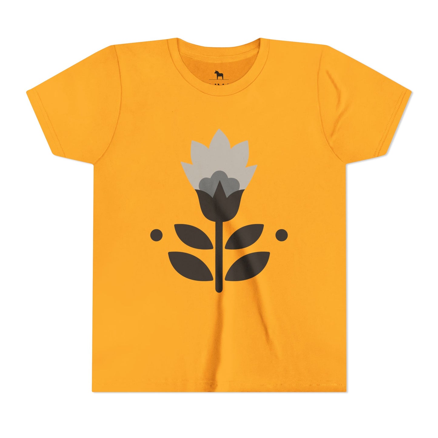 Kids T-Shirt - H WYATT Dala Horse - Symbol of Sweden - Courage and Warrior Spirit