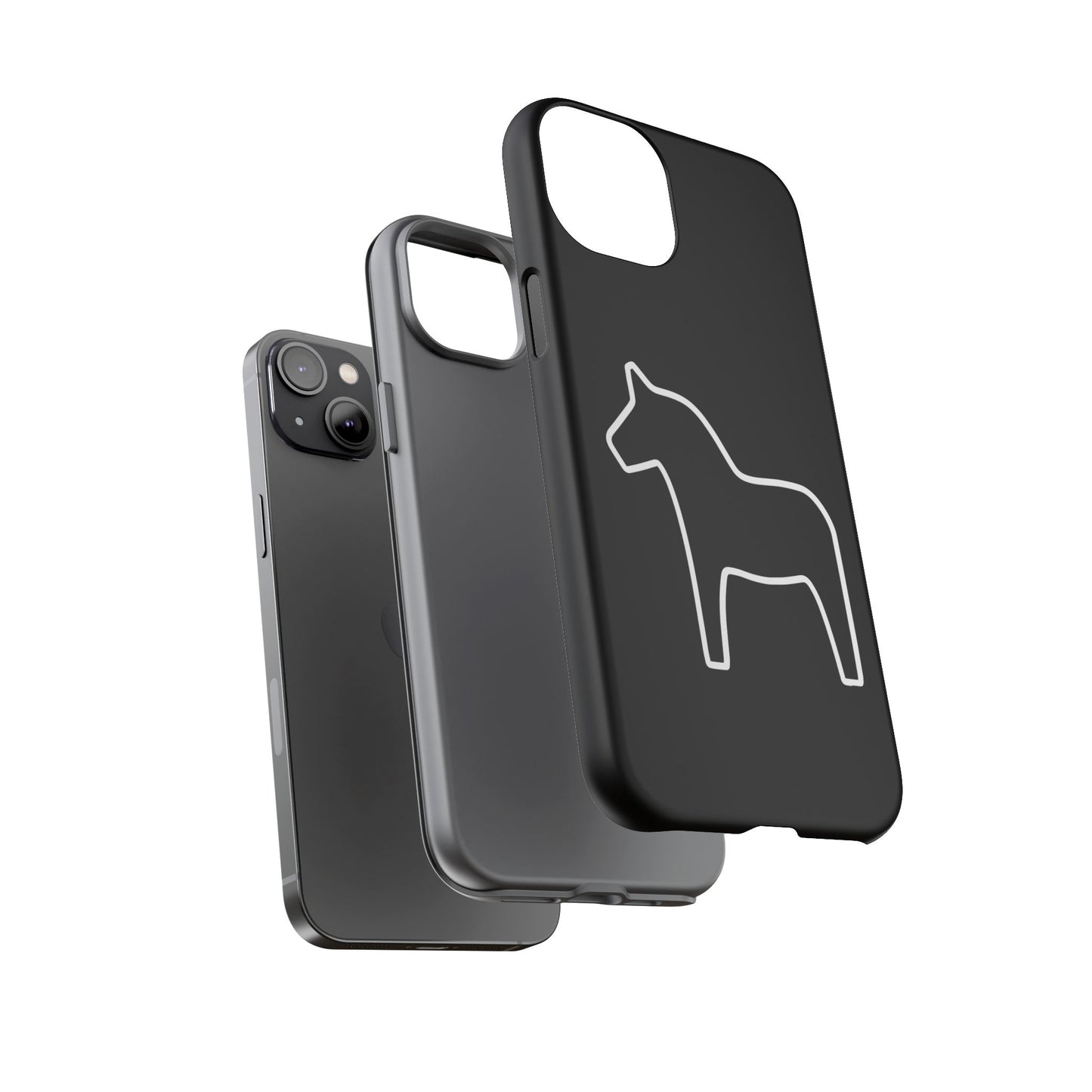 Dala Horse Black Tough Cases