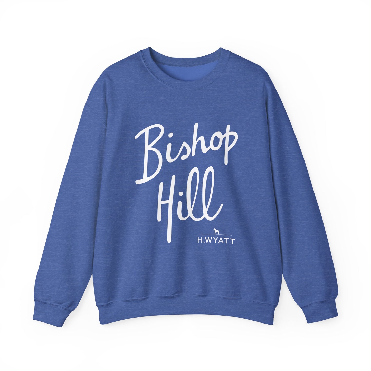 BISHOP HILL White - Unisex Heavy Blend™ Crewneck Sweatshirt