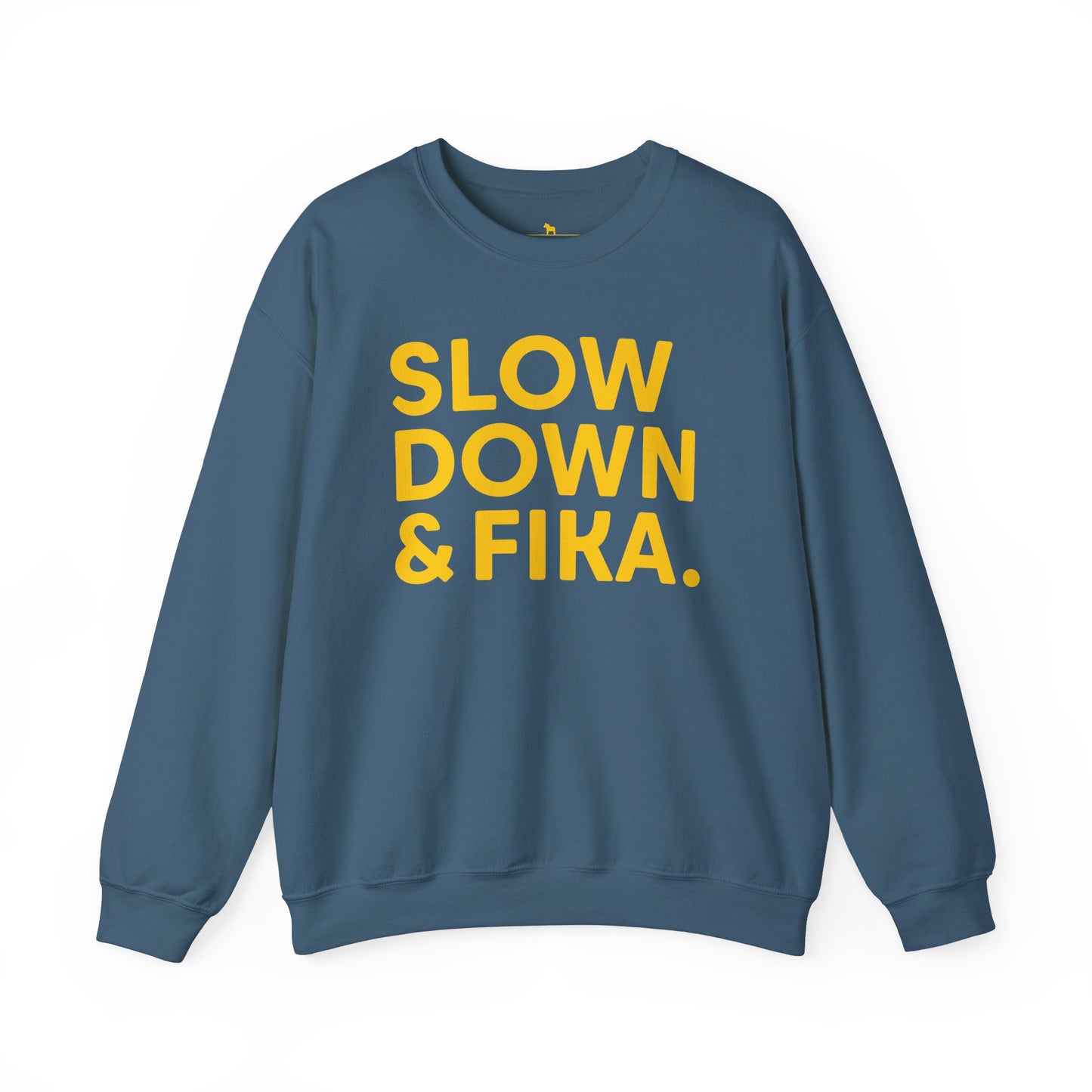 SLOW DOWN & FIKA Unisex Heavy Blend™ Crewneck Sweatshirt