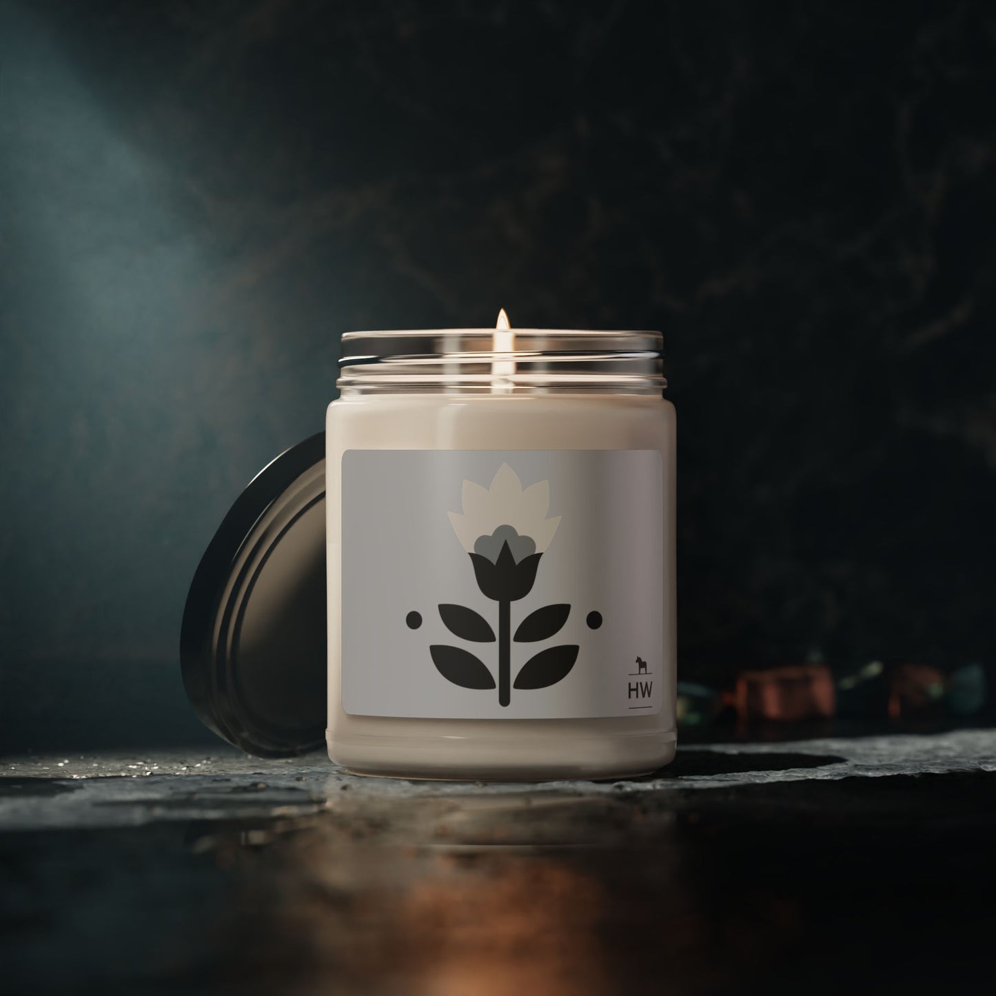 Floral Scented Soy Candle – 9oz Elegant Aromatherapy for Home Décor and Gifts