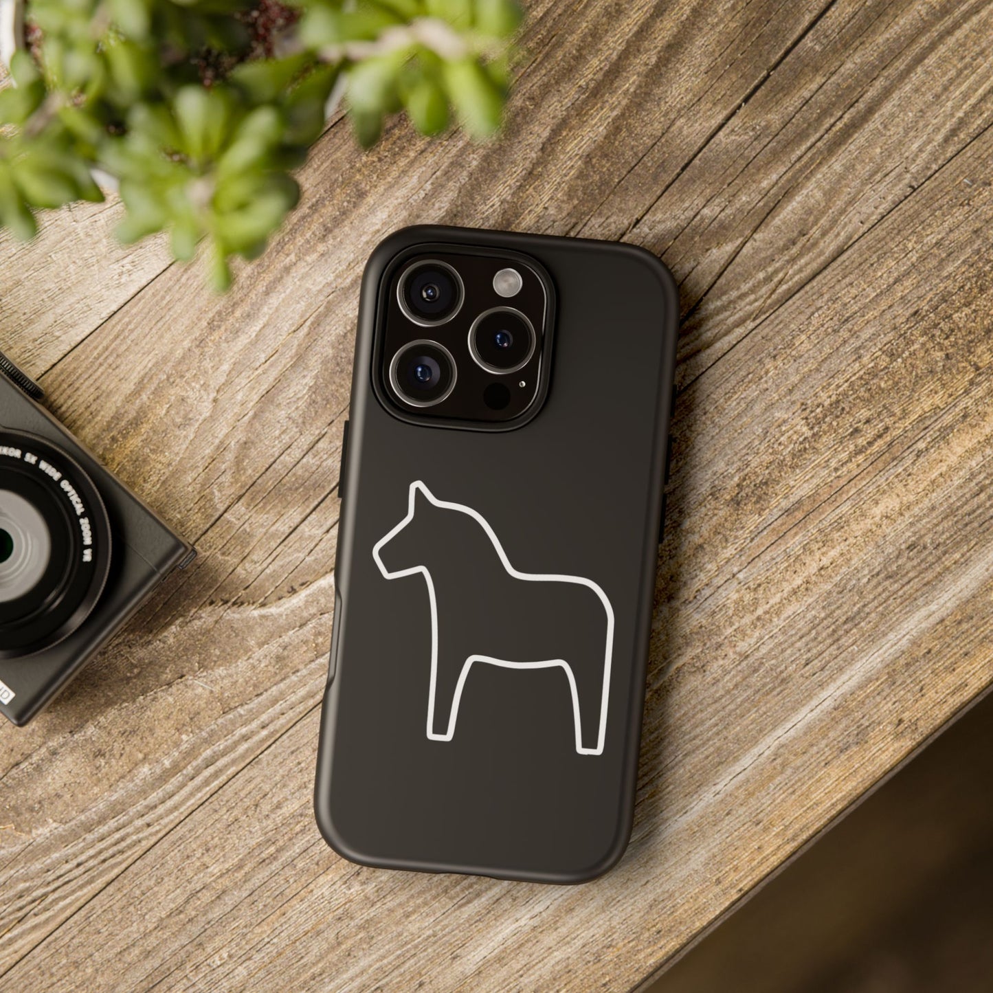 Dala Horse Black Tough Cases