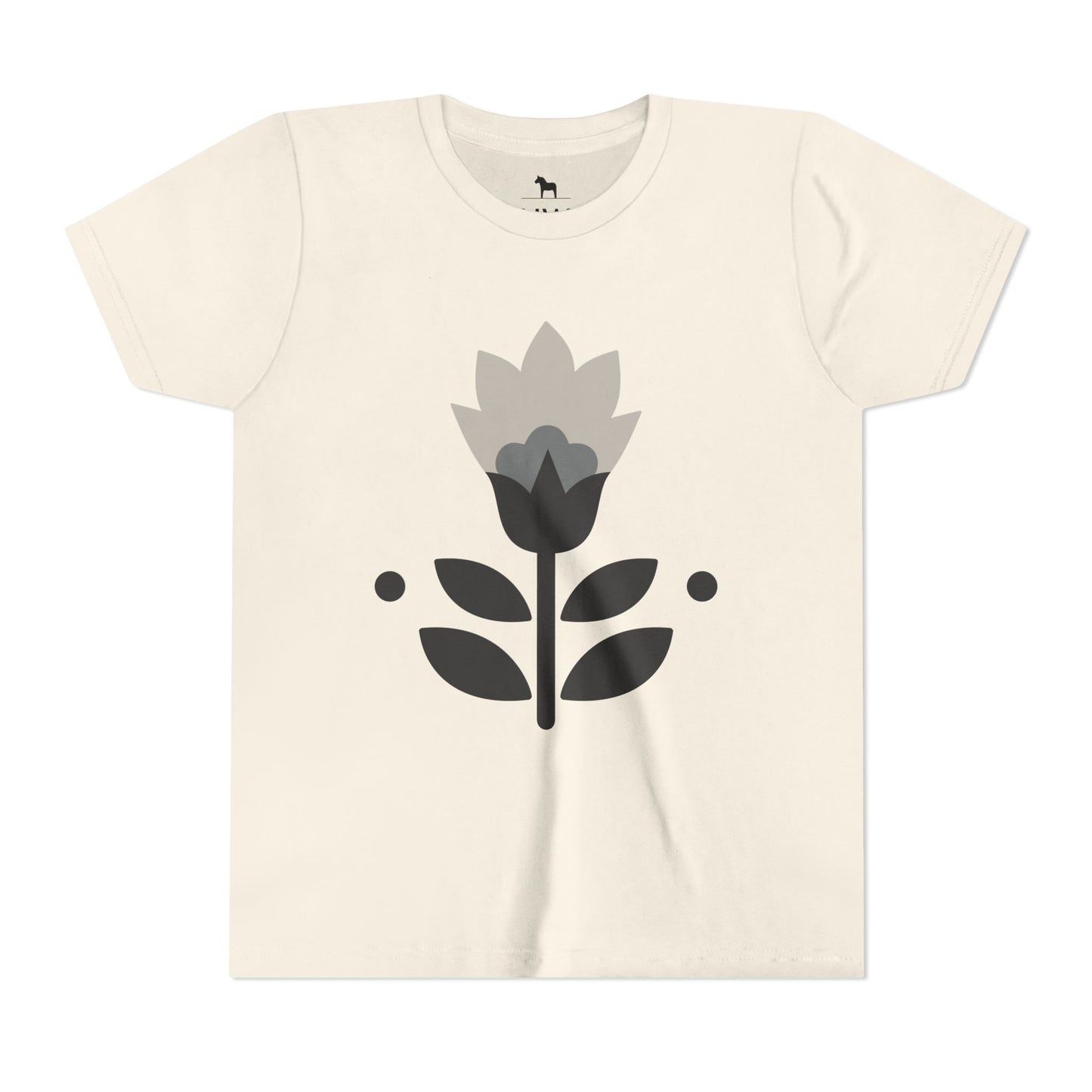 Kids T-Shirt - H WYATT Dala Horse - Symbol of Sweden - Courage and Warrior Spirit