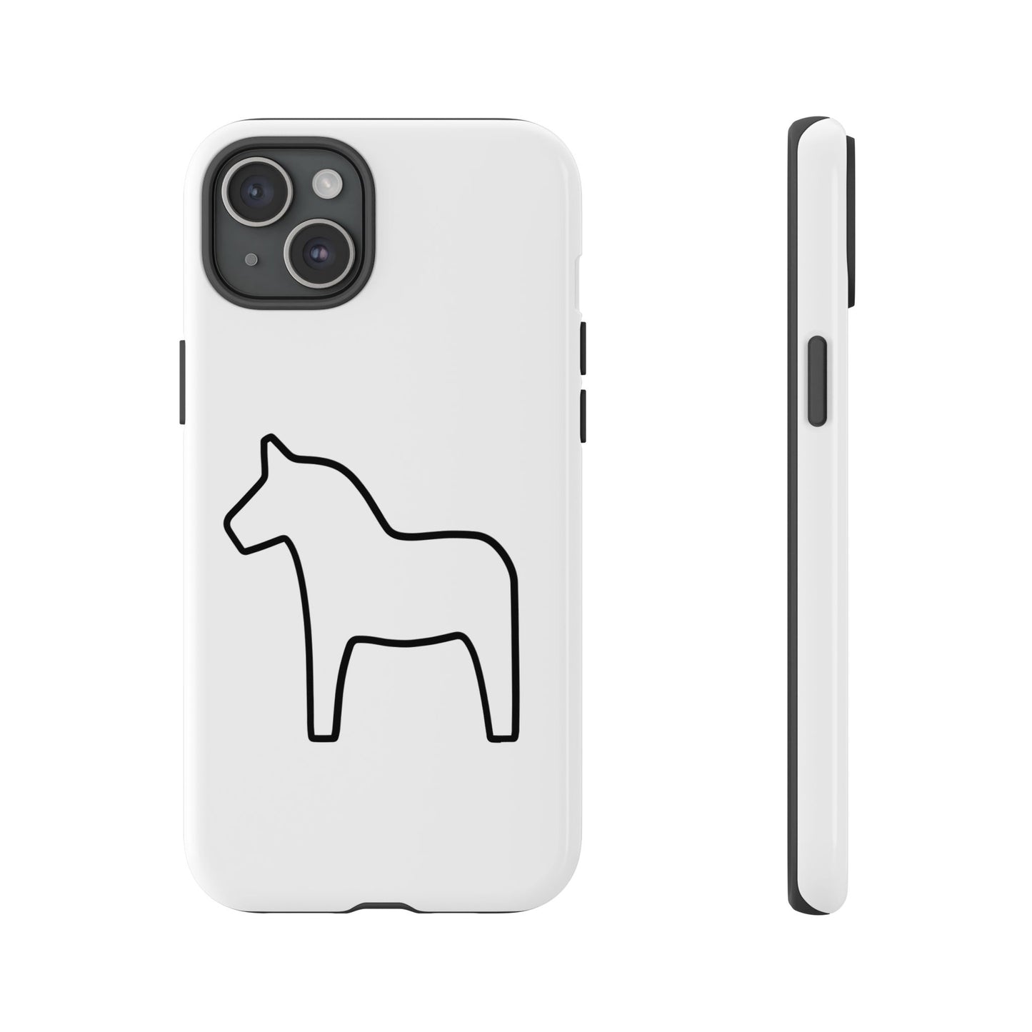 Dala Horse White Tough Cases