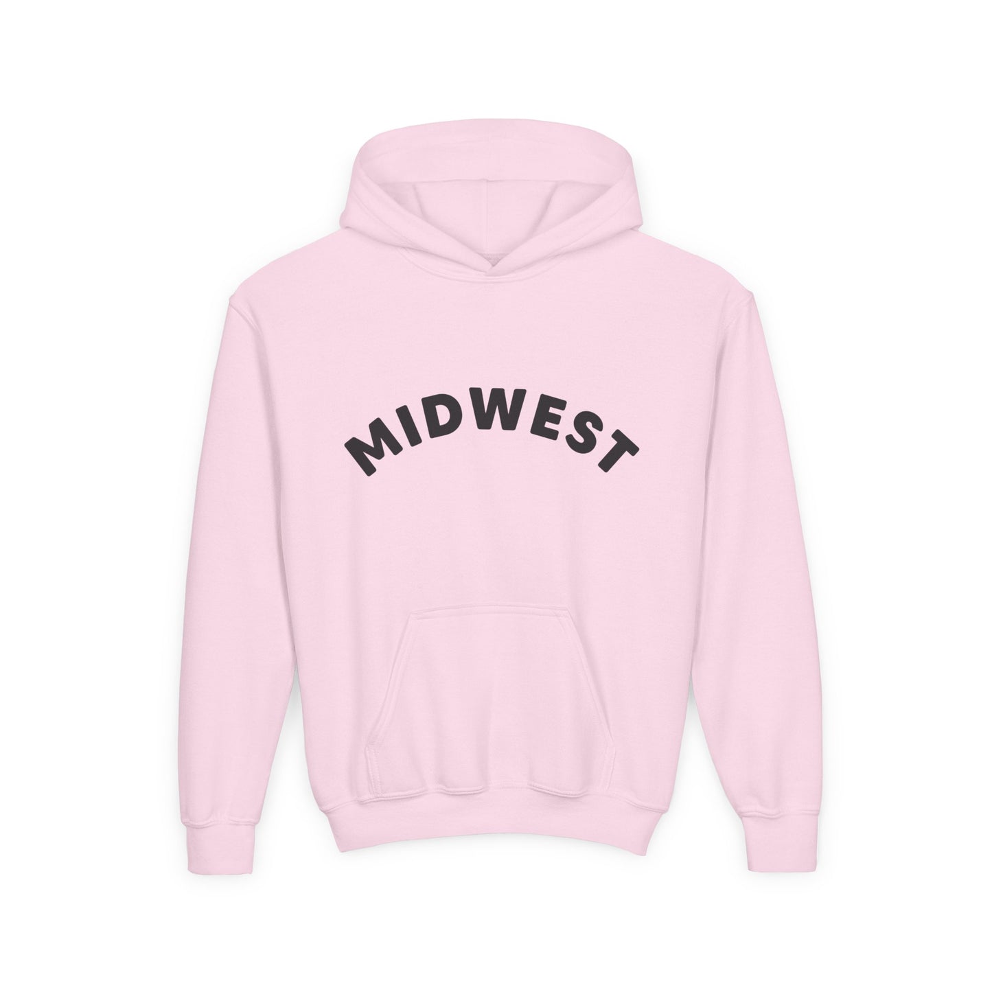 Midwest Is Best Hoodie with Dala Horse Design