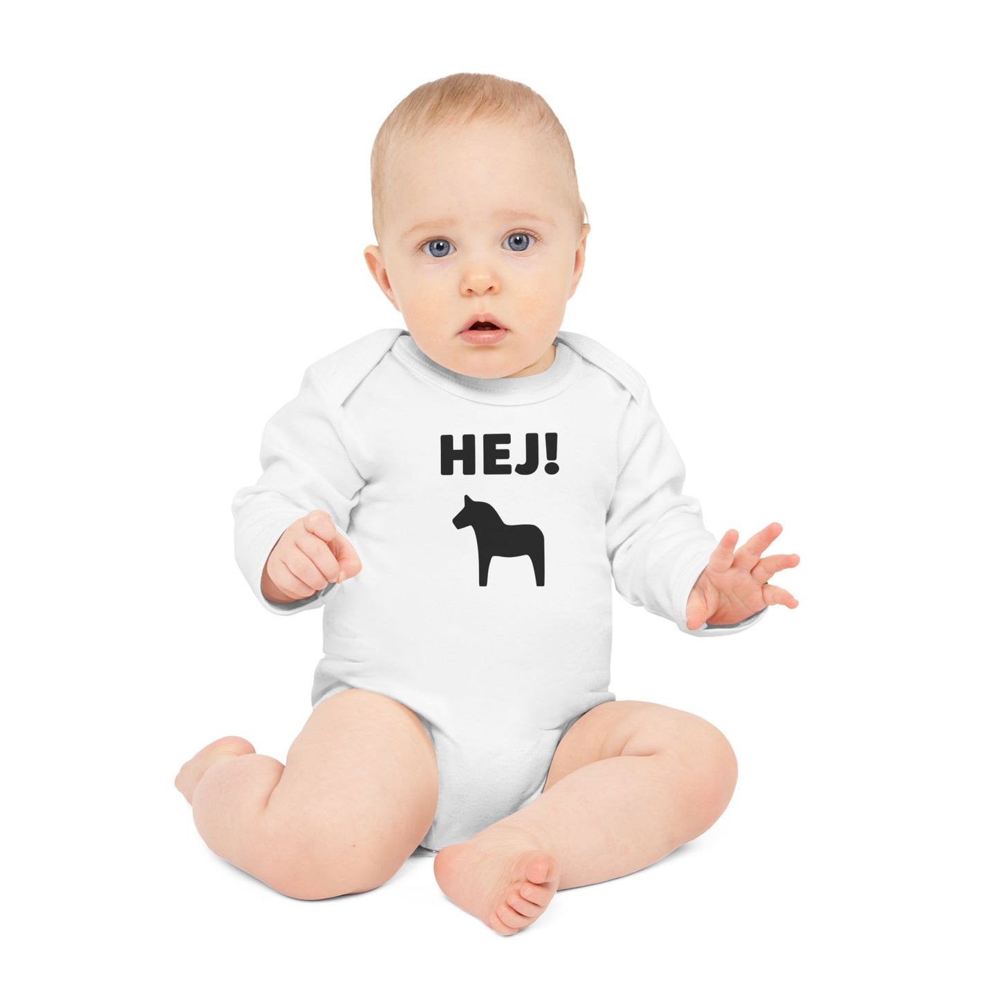 Organic Baby Bodysuit with HEJ! Design - Cute & Comfy Baby Apparel for Celebrations