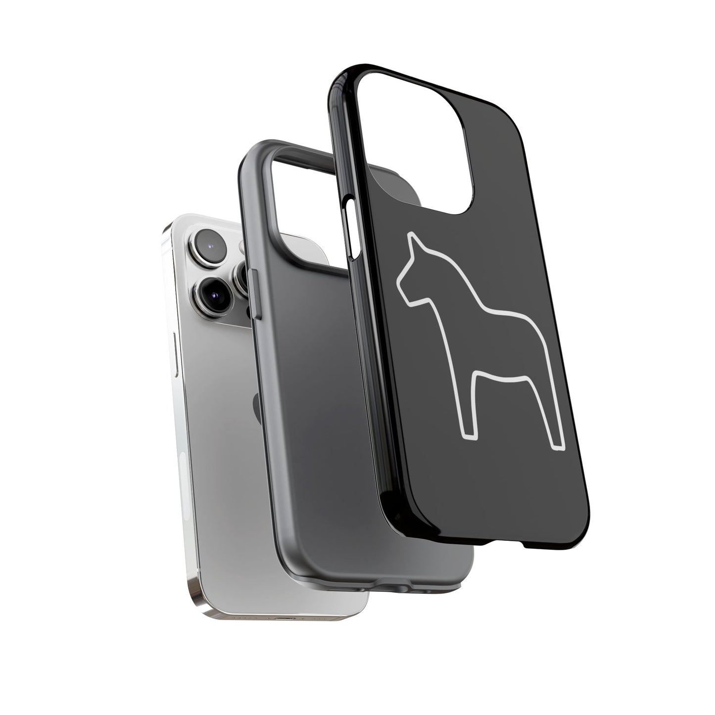 Dala Horse Black Tough Cases